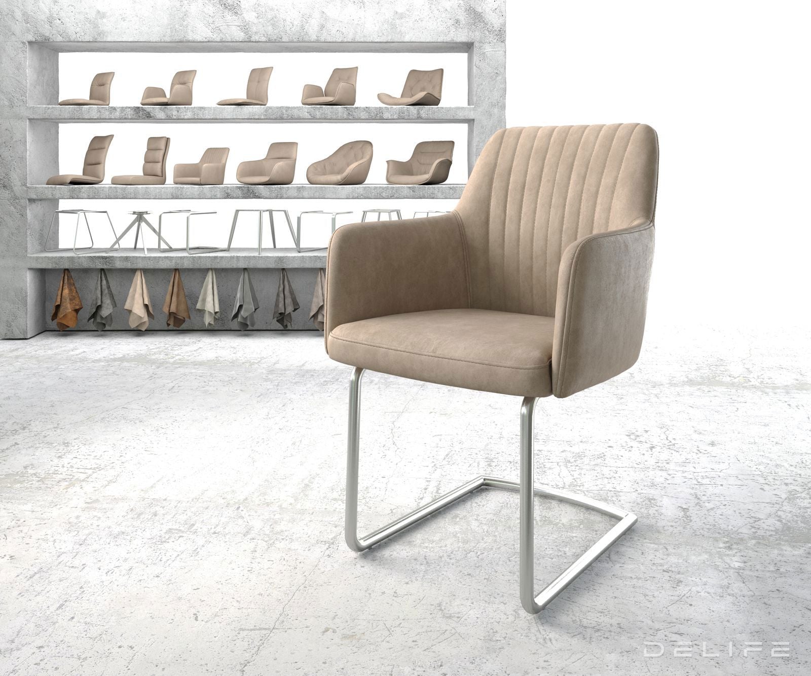 Jedilni stol Greg, Material: Mikrofibra