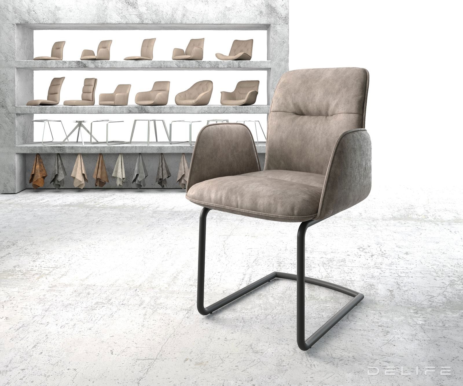 Jedilni stol Vinja, Material: Mikrofibra