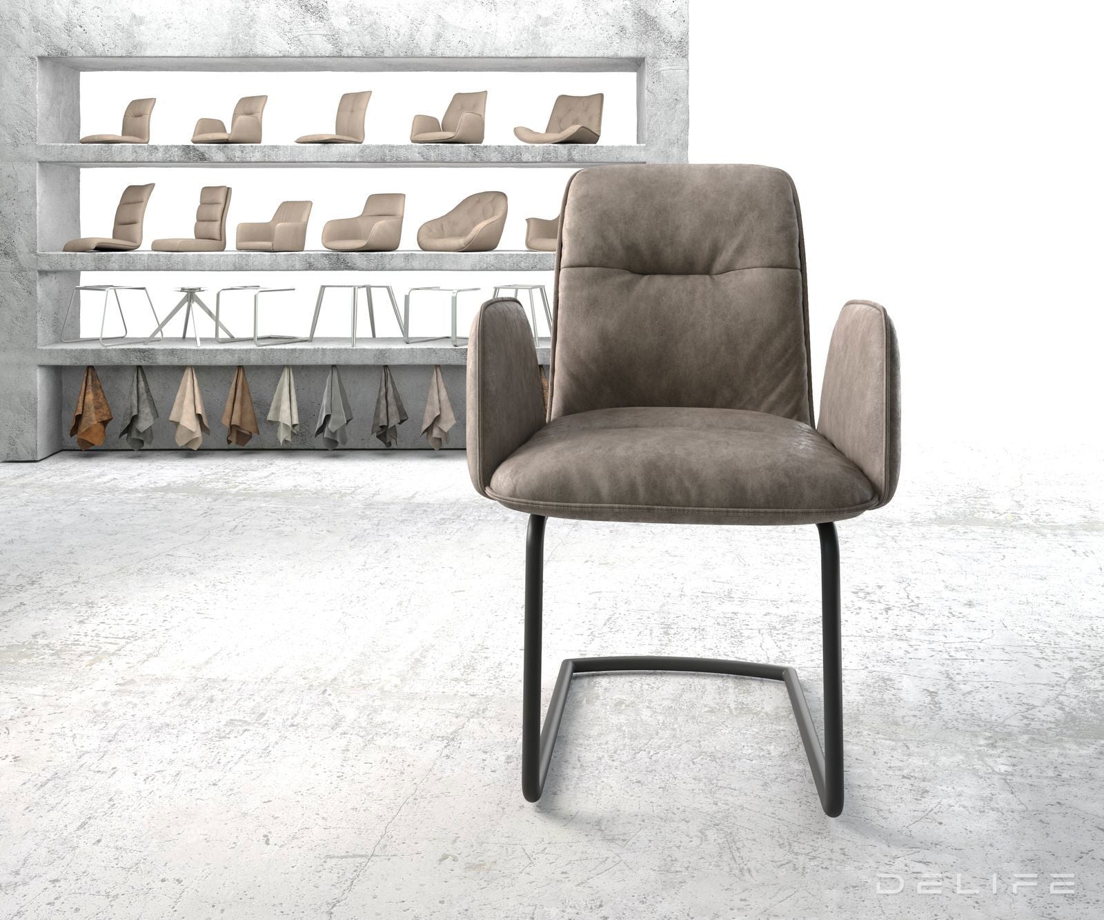 Jedilni stol Vinja, Material: Mikrofibra