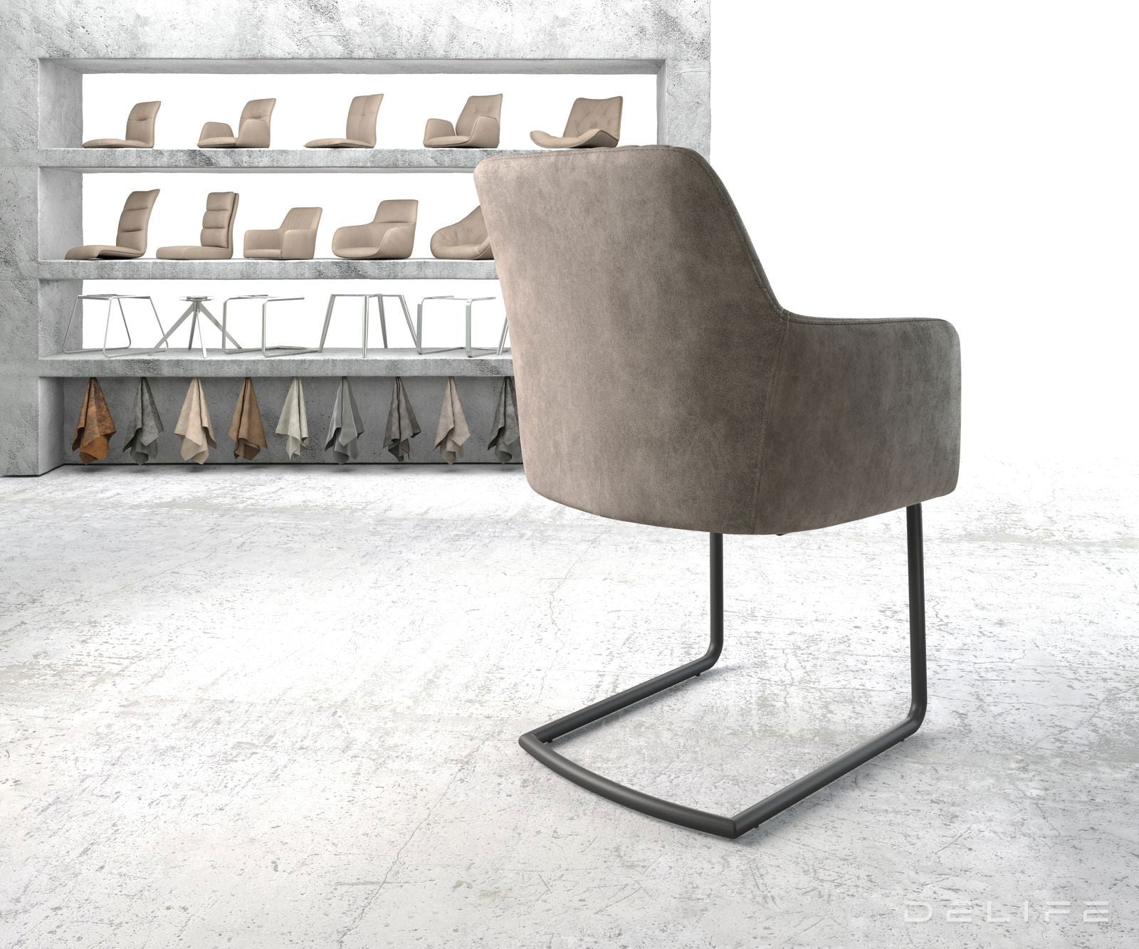 Jedilni stol Greg, Material: Mikrofibra