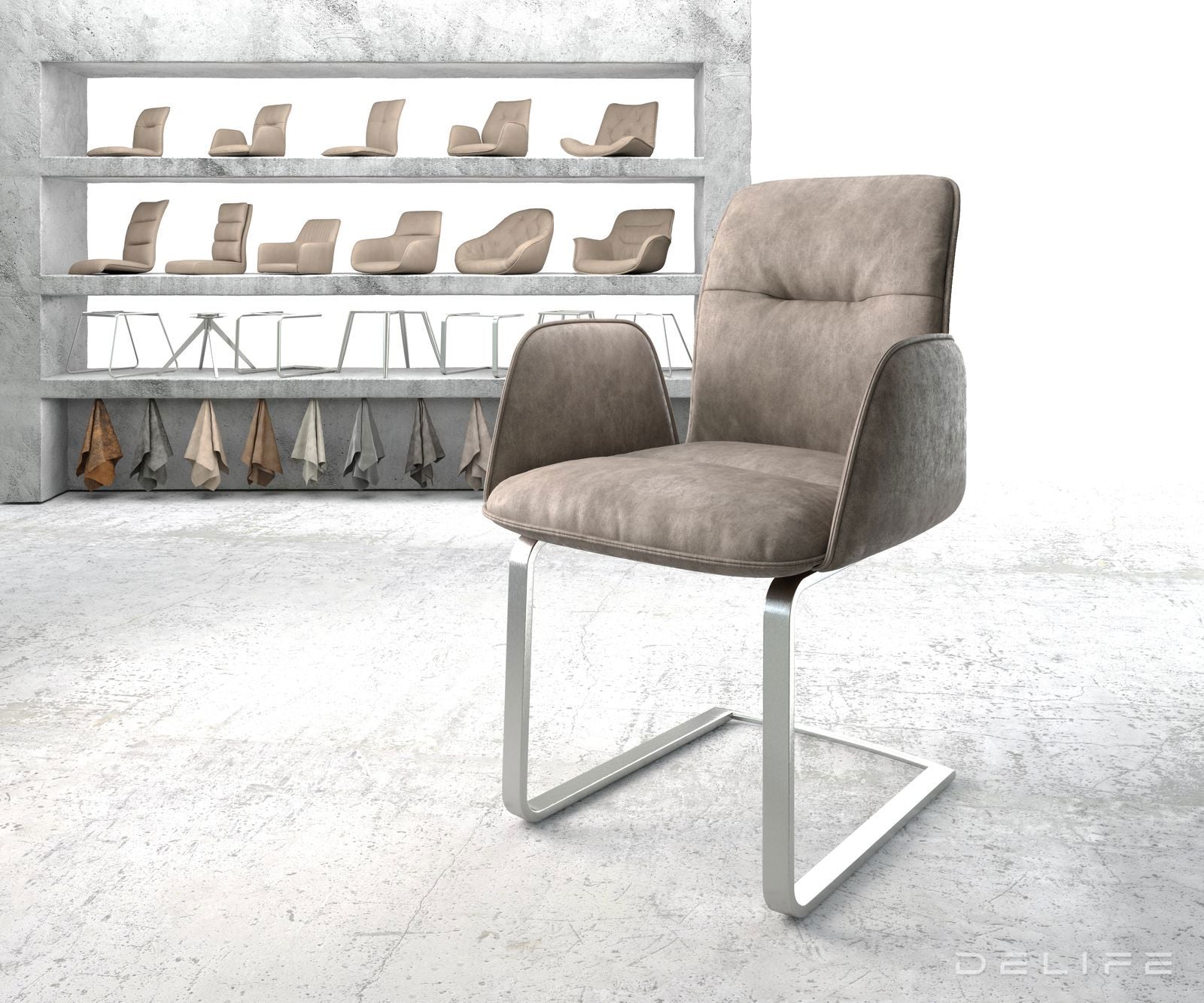 Jedilni stol Vinja, Material: Mikrofibra