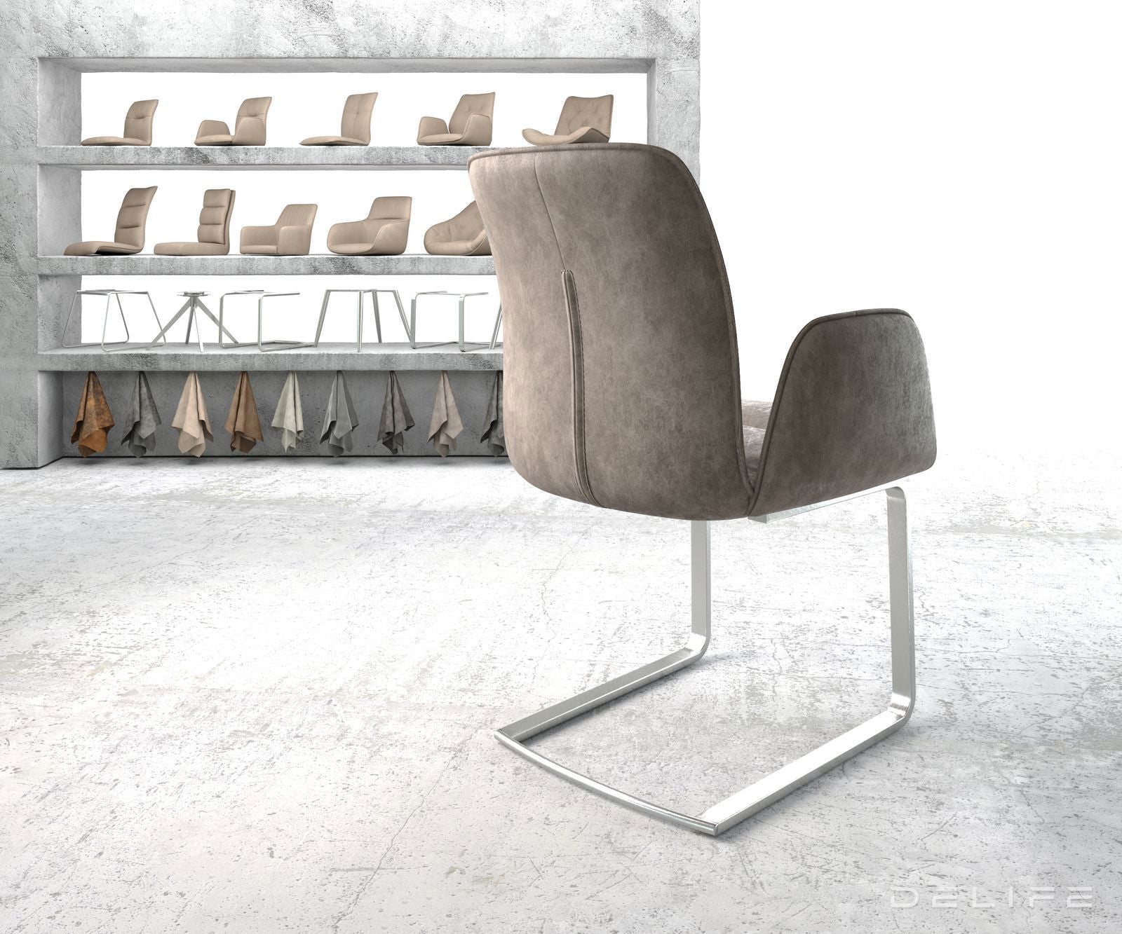 Jedilni stol Vinja, Material: Mikrofibra