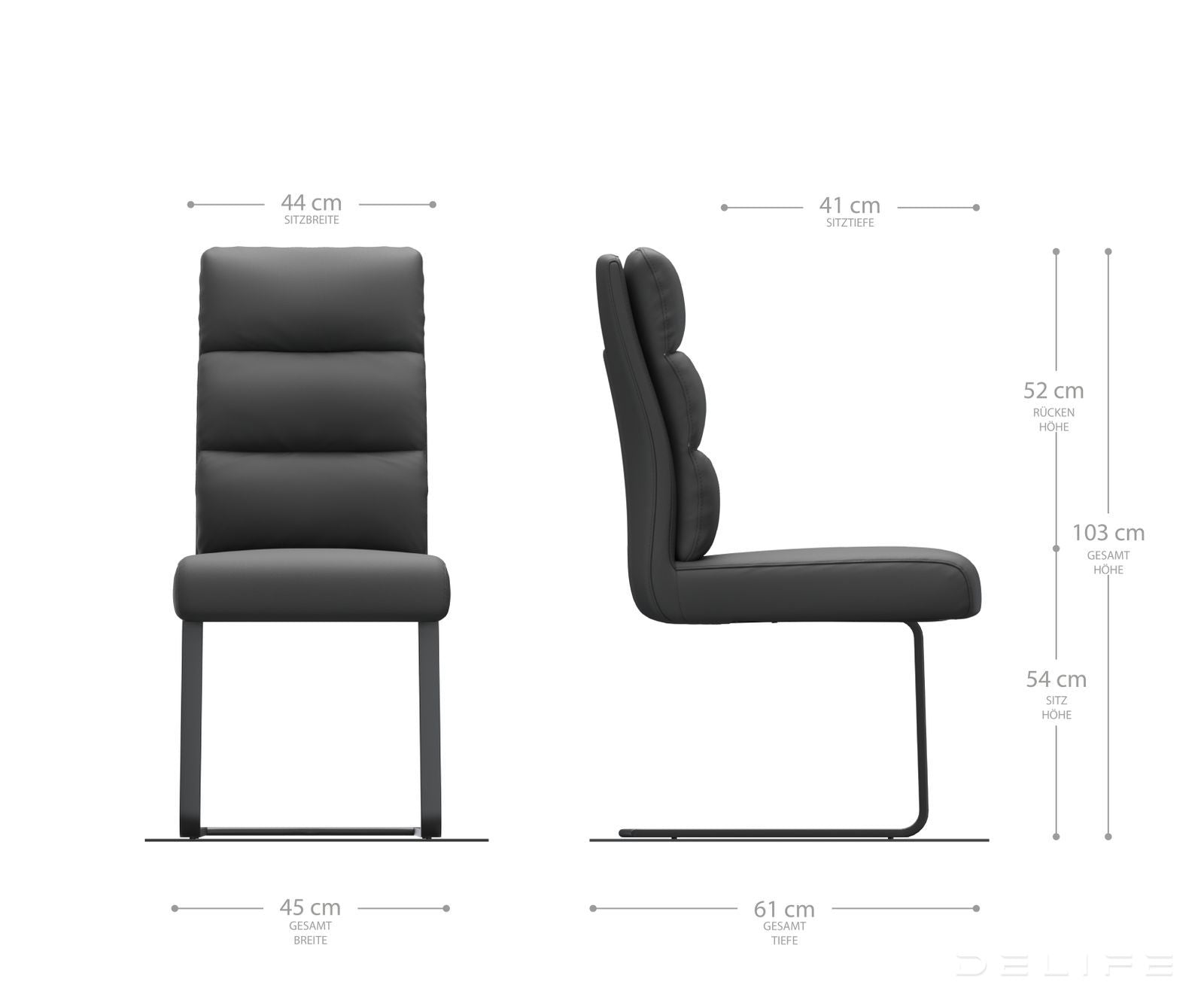 Jedilni stol Pela, Material: Mikrofibra