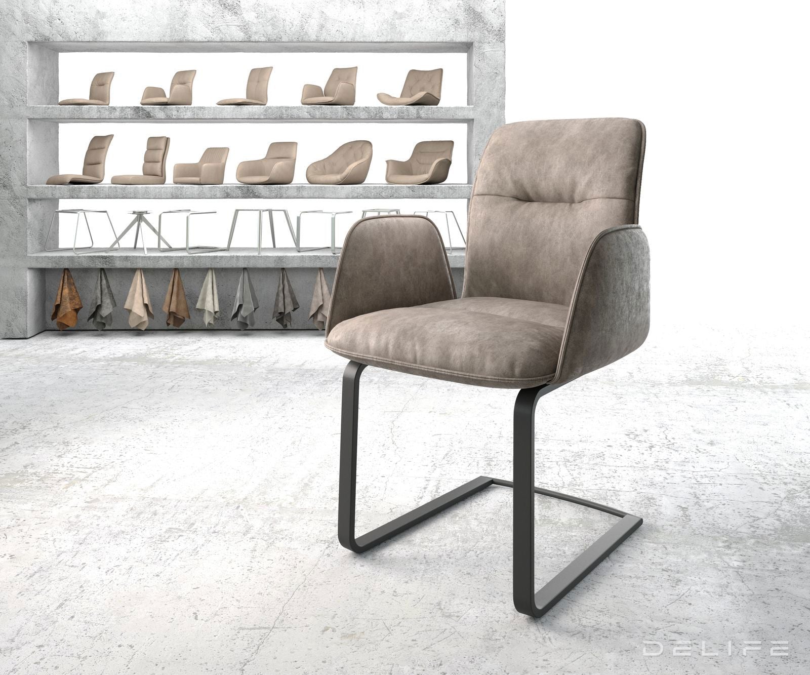 Jedilni stol Vinja, Material: Mikrofibra