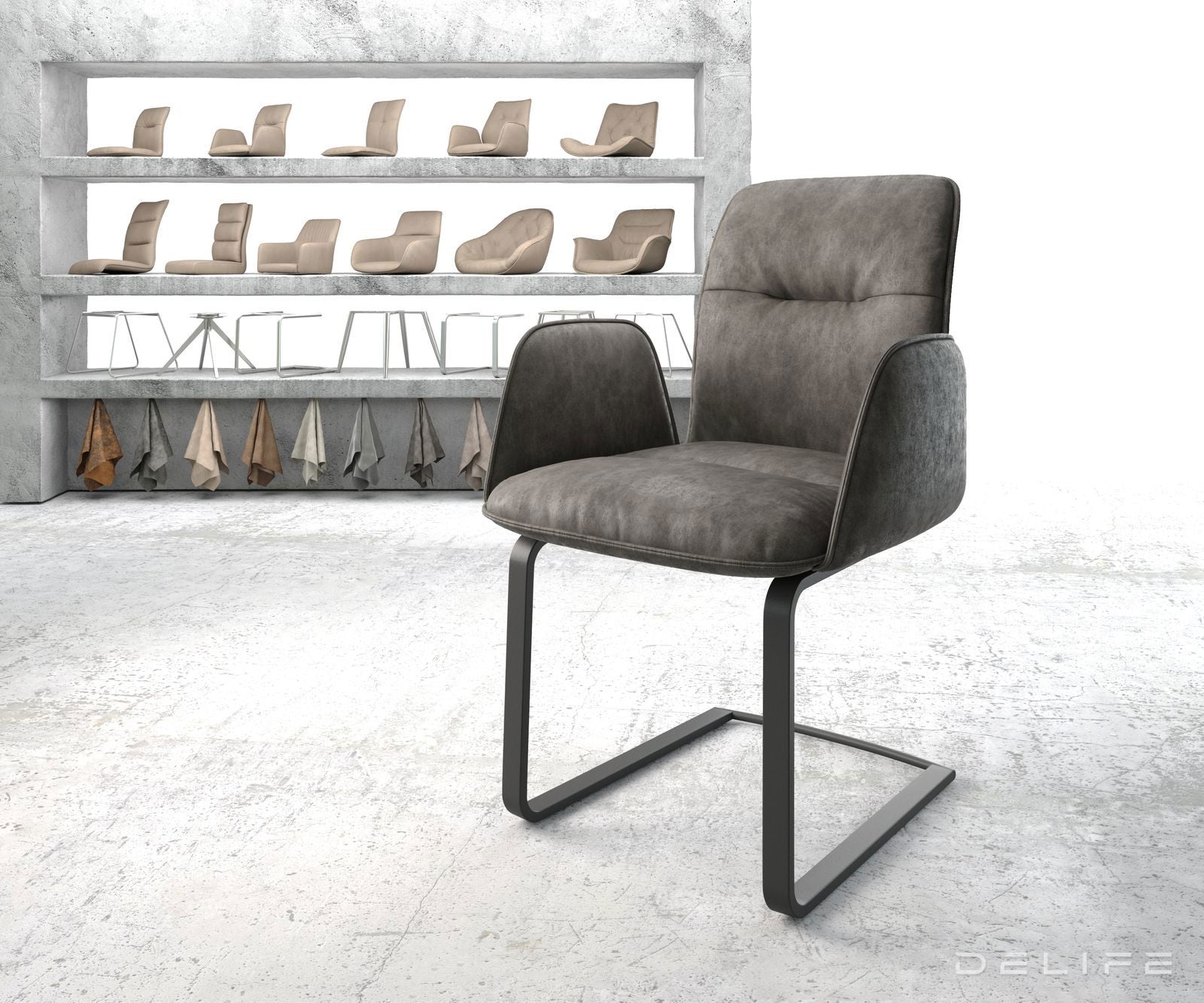 Jedilni stol Vinja, Material: Mikrofibra