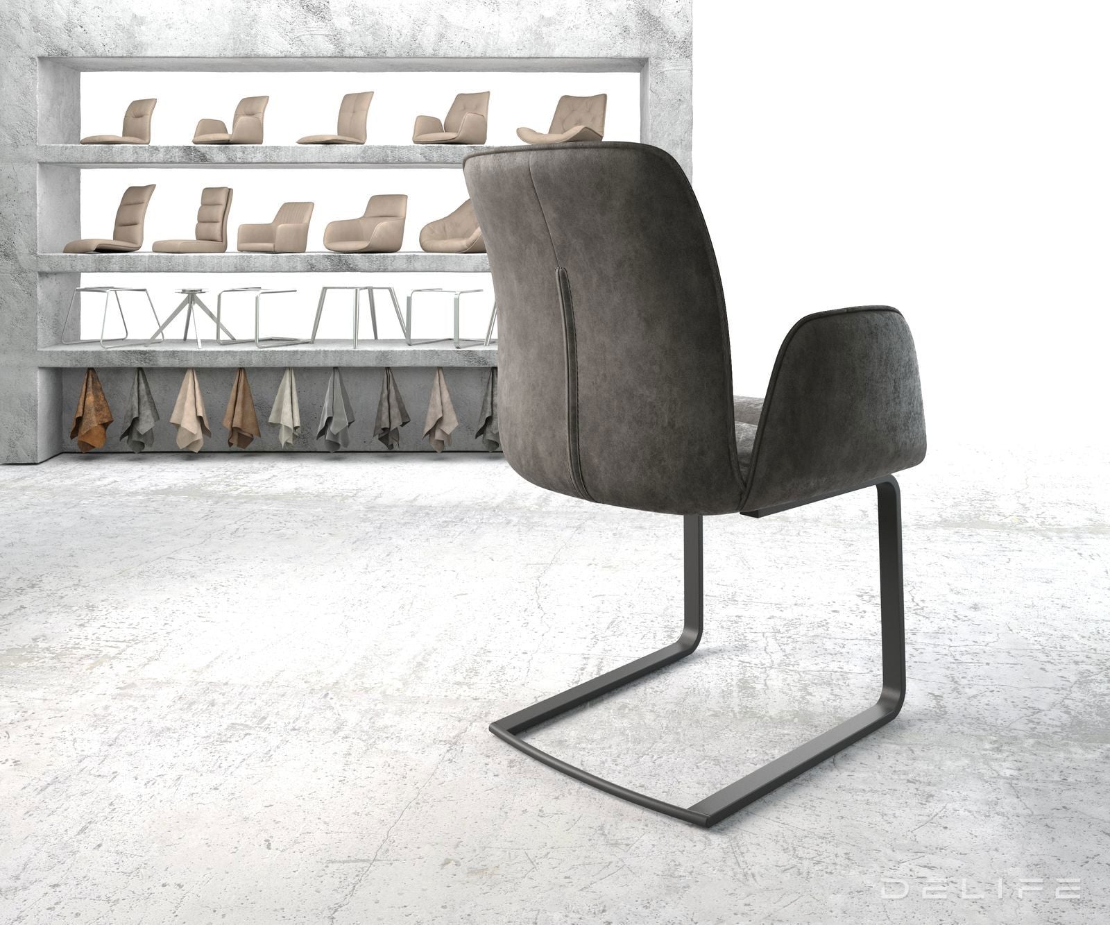 Jedilni stol Vinja, Material: Mikrofibra