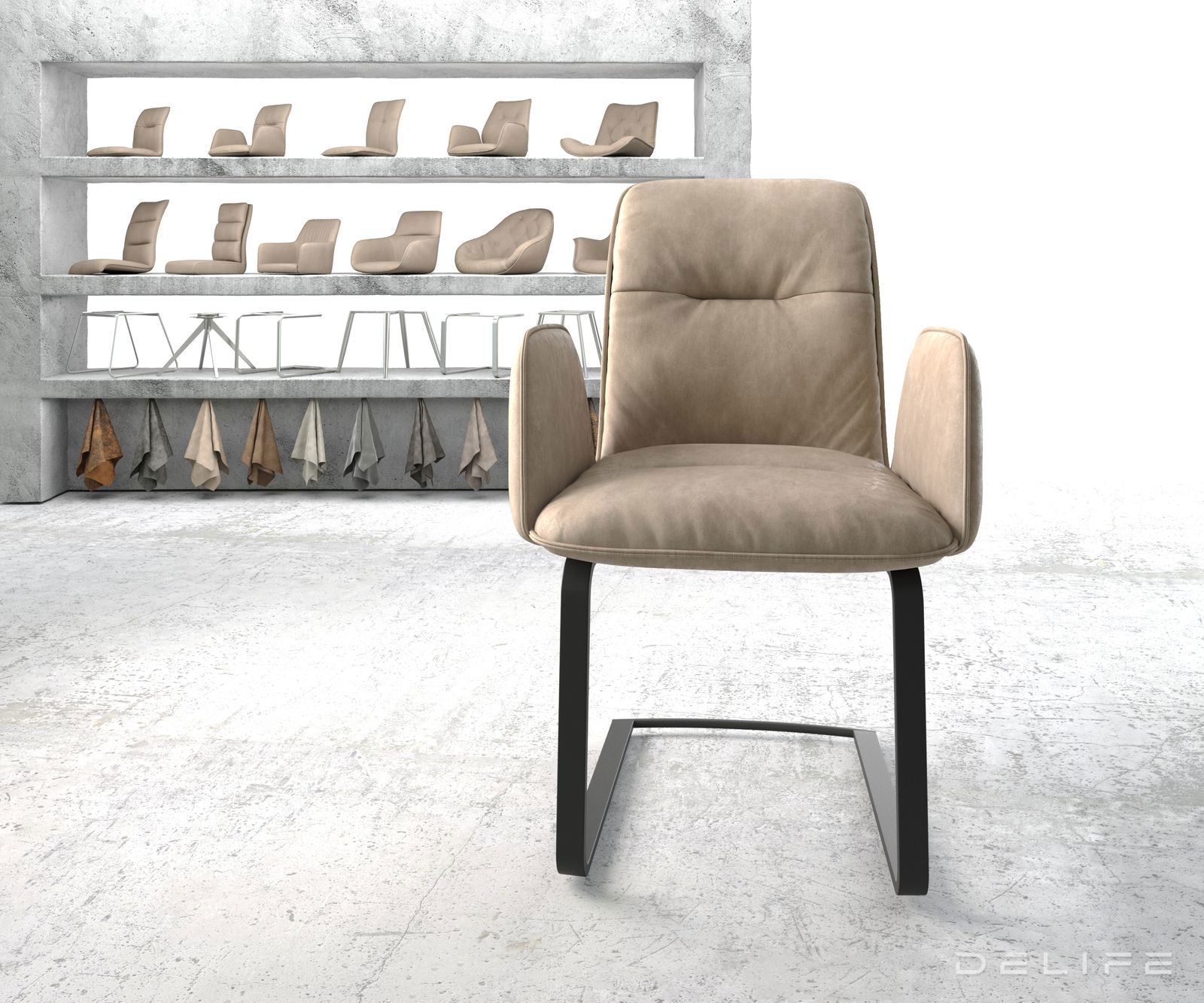 Jedilni stol Vinja, Material: Mikrofibra