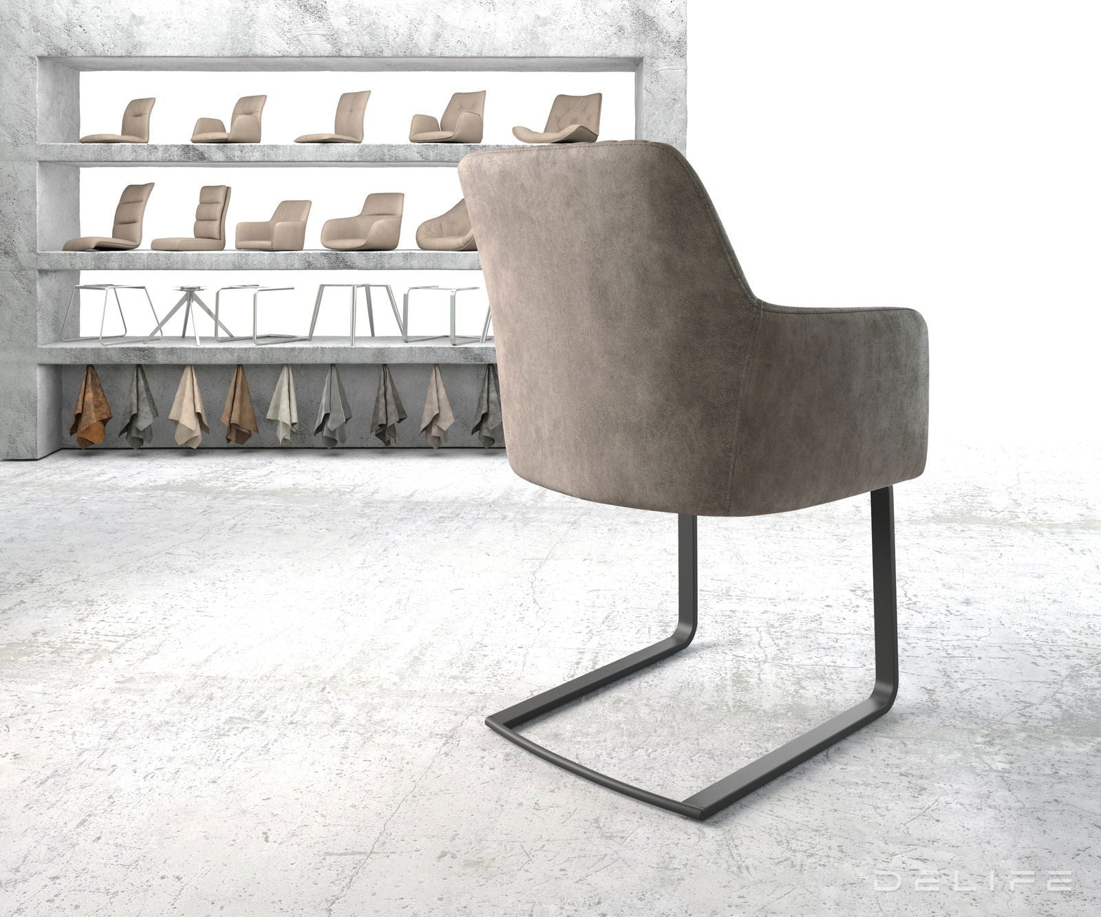 Jedilni stol Greg, Material: Mikrofibra