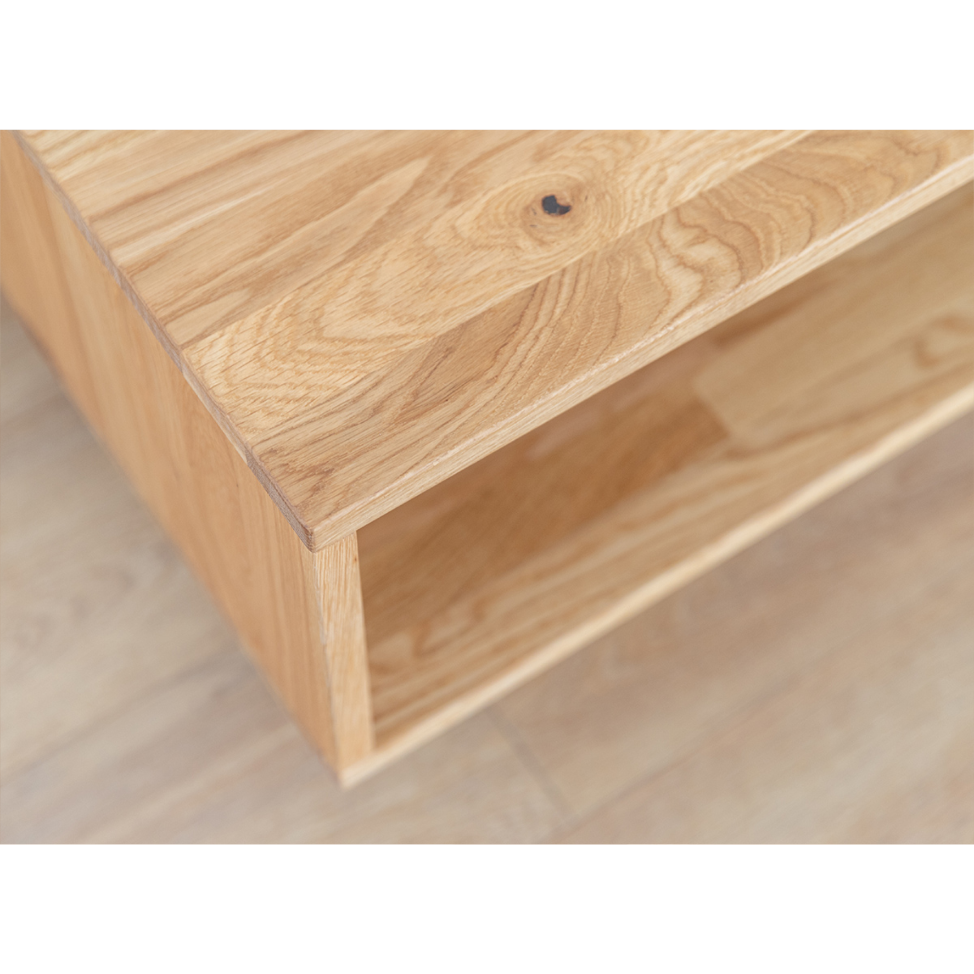 Klubska mizica Collodi 110x70 cm, Material: Masivno Hrastovo Les