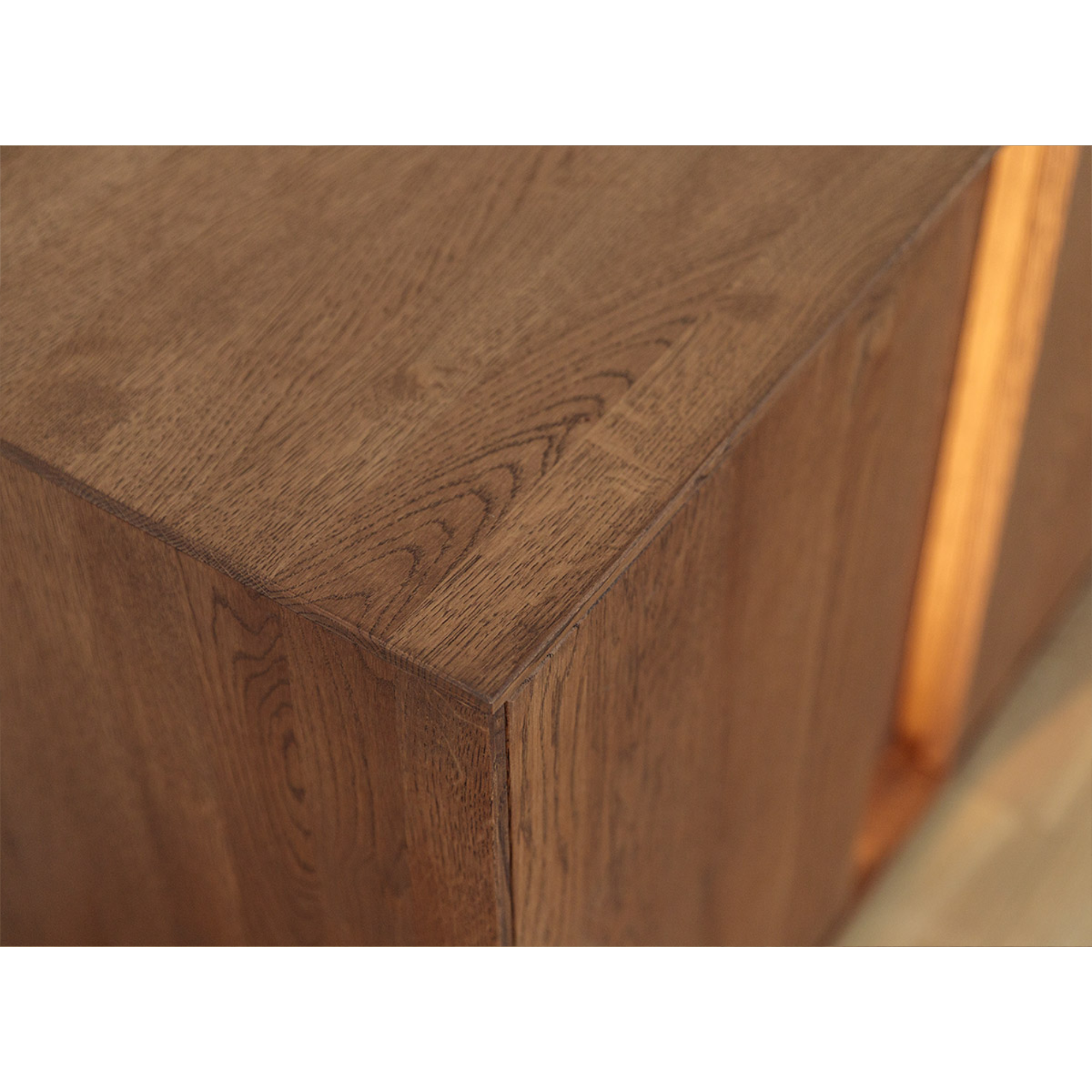 TV komoda Collodi, material: masivni hrast
