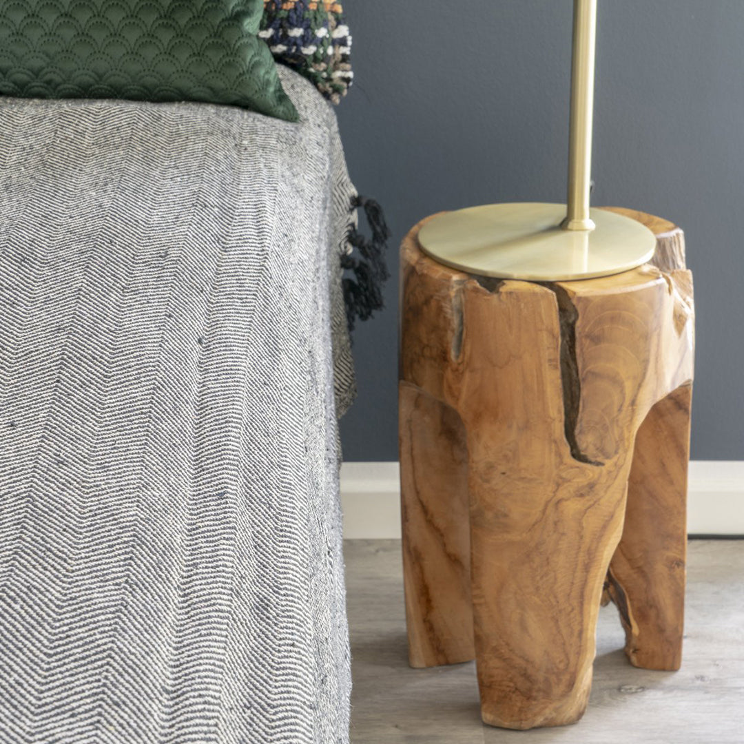 Stranska mizica Rose, Material: Teak