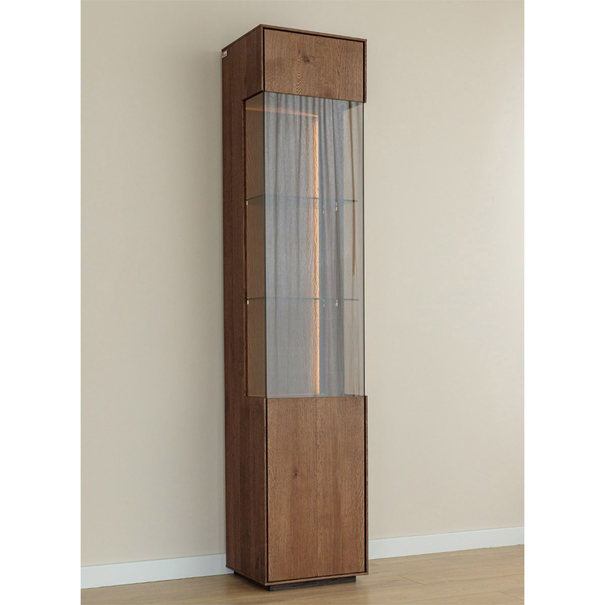 Vitrina Collodi 43x205 cm, Material: Masivno hrastovo les