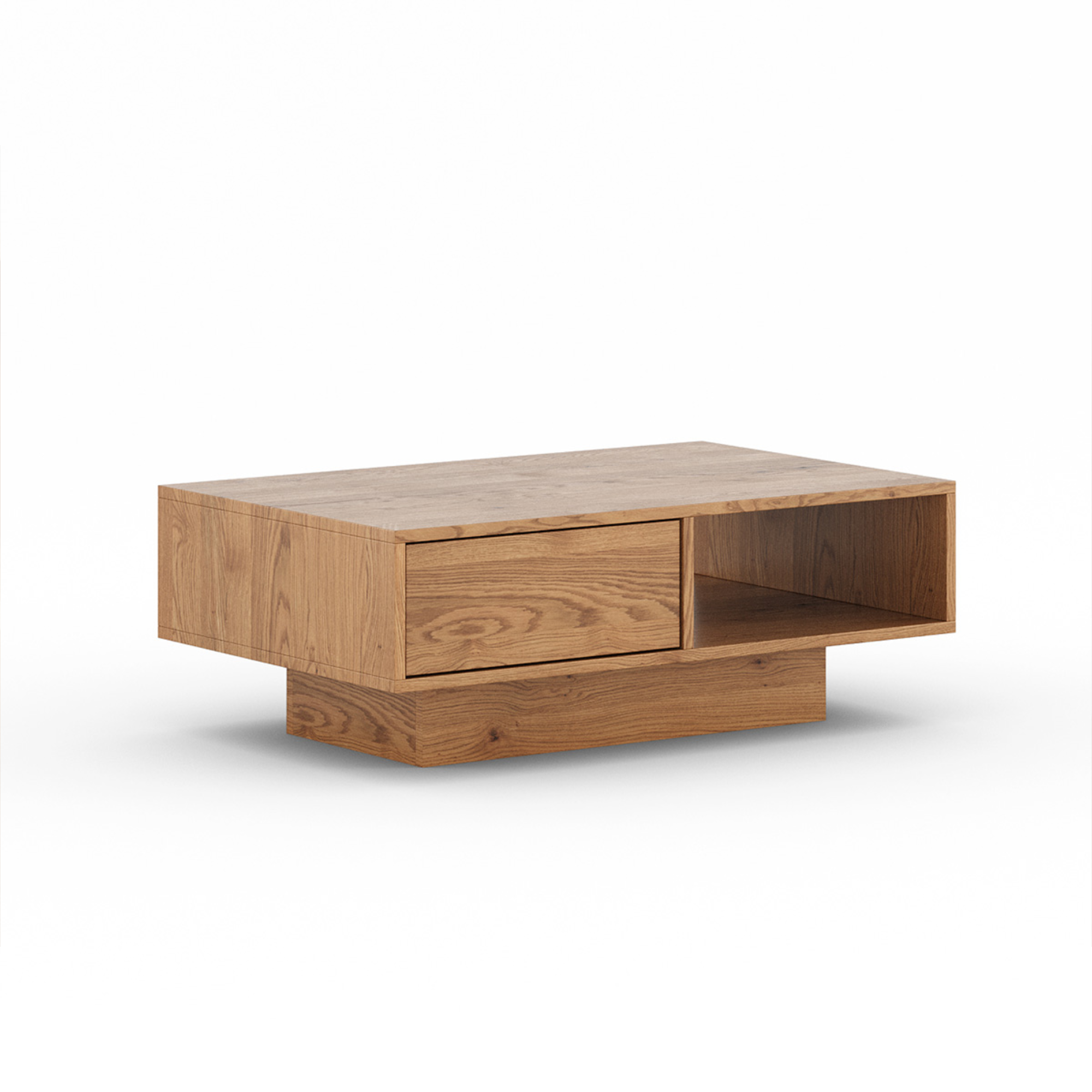 Klubska mizica Collodi 110x70 cm, Material: Masivno Hrastovo Les