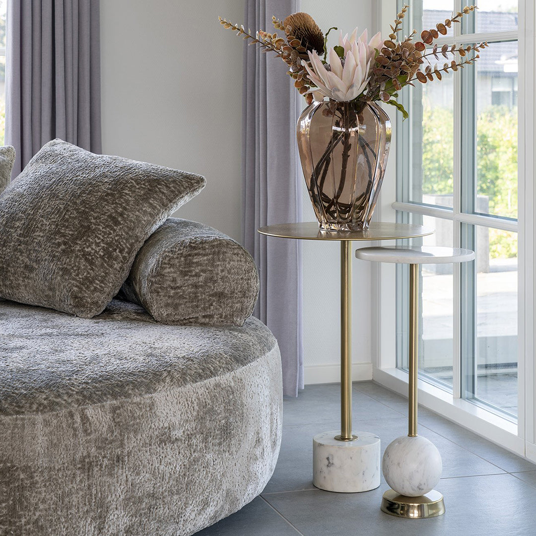 Stranska mizica Salo, Material: Marmor