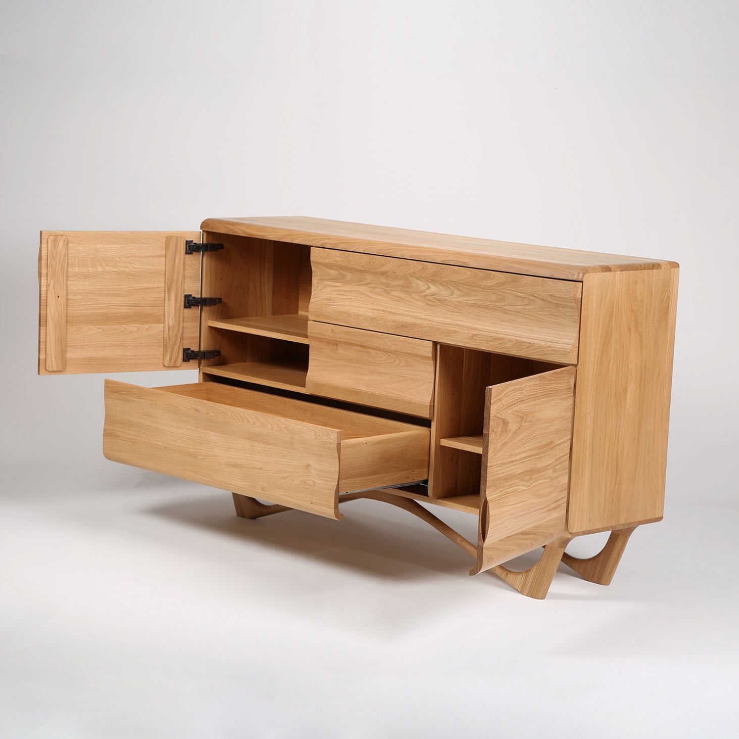 Komoda Antoni Alto 160x96cm, Material: Masiven hrast