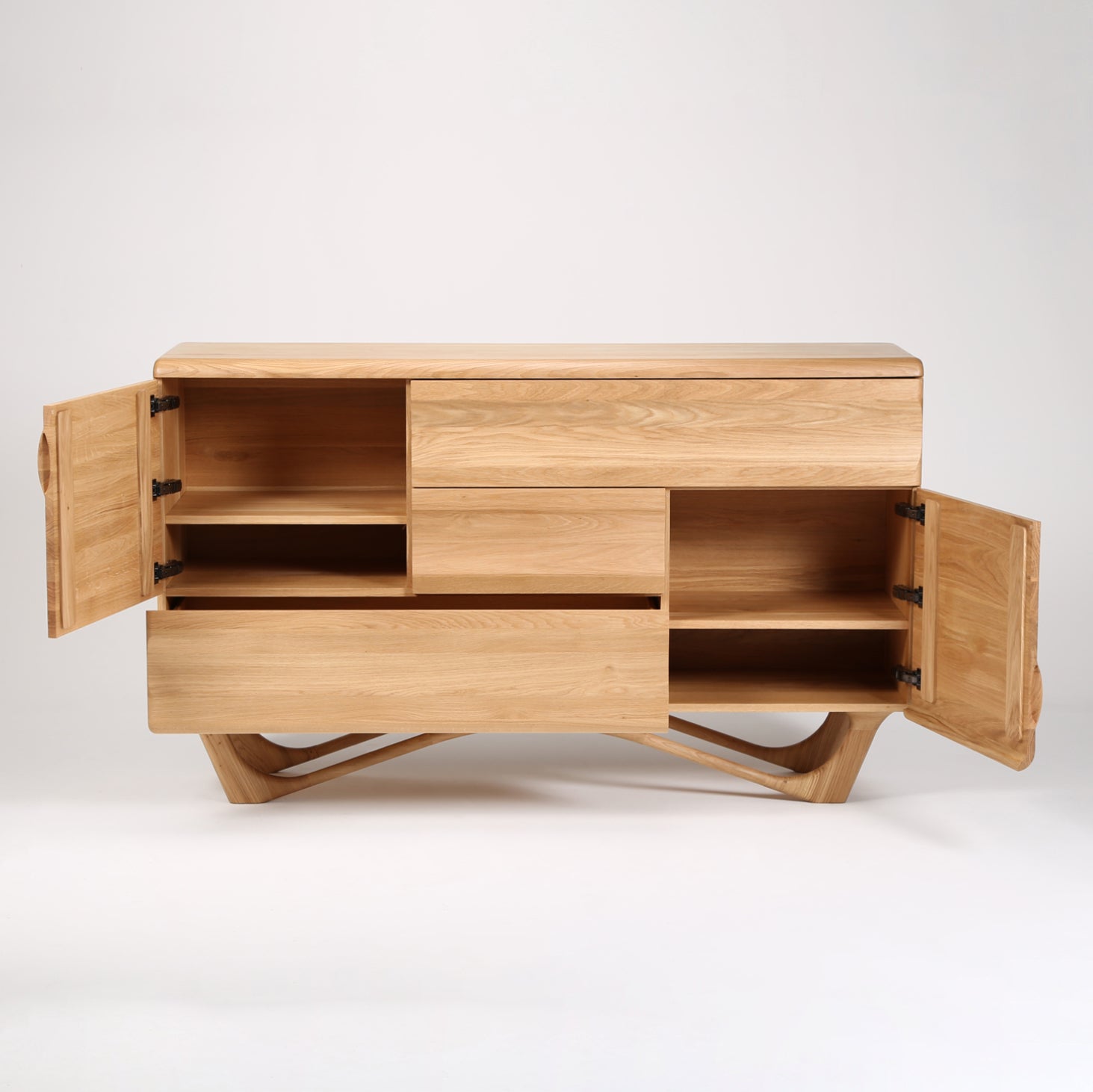 Komoda Antoni Alto 160x96cm, Material: Masiven hrast