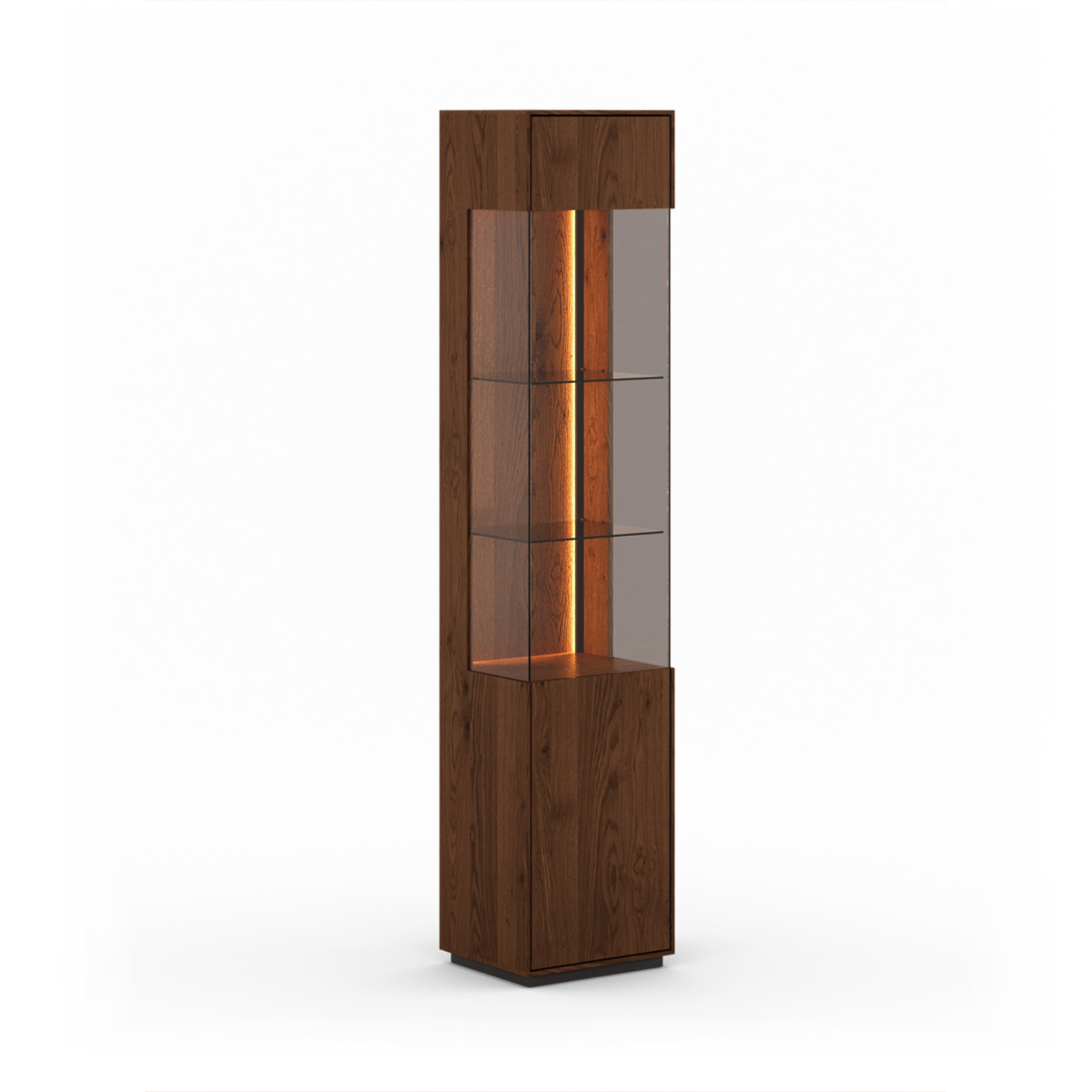 Vitrina Collodi 43x205 cm, Material: Masivno hrastovo les