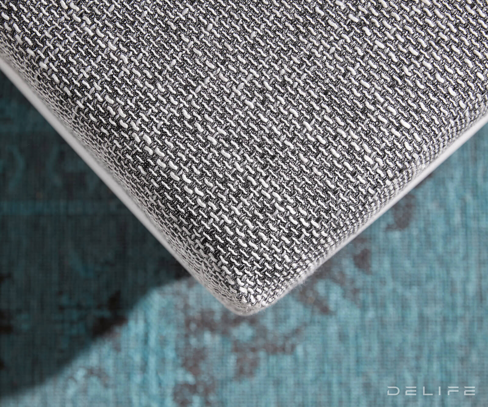 Stolčki Clovis 98x83x40cm, Material: Strukturirano blago/umetno usnje