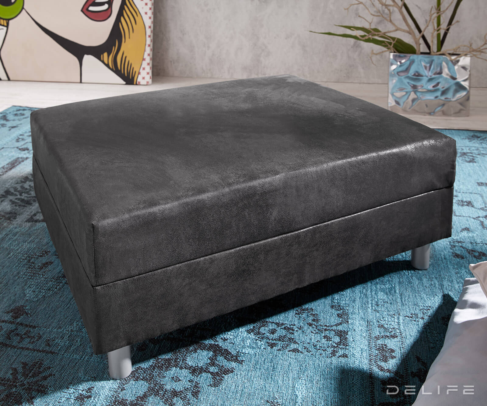 Stolčki Clovis 98x83x40cm, Material: Mikrovelur