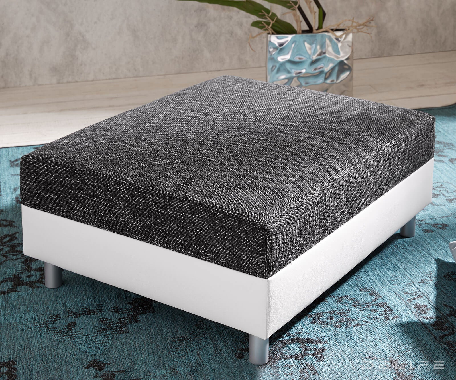 Stolčki Clovis 98x83x40cm, Material: Strukturirano blago/umetno usnje