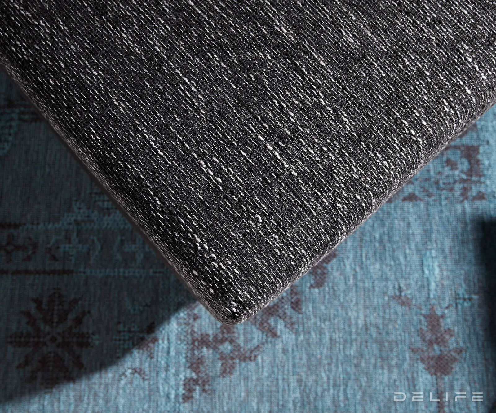 Stolčki Clovis 98x83x40cm, Material: Strukturirano blago/umetno usnje