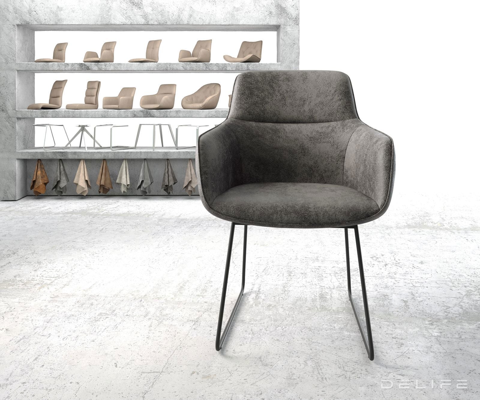 Jedilni stol Pejo, Material: Mikrofibra