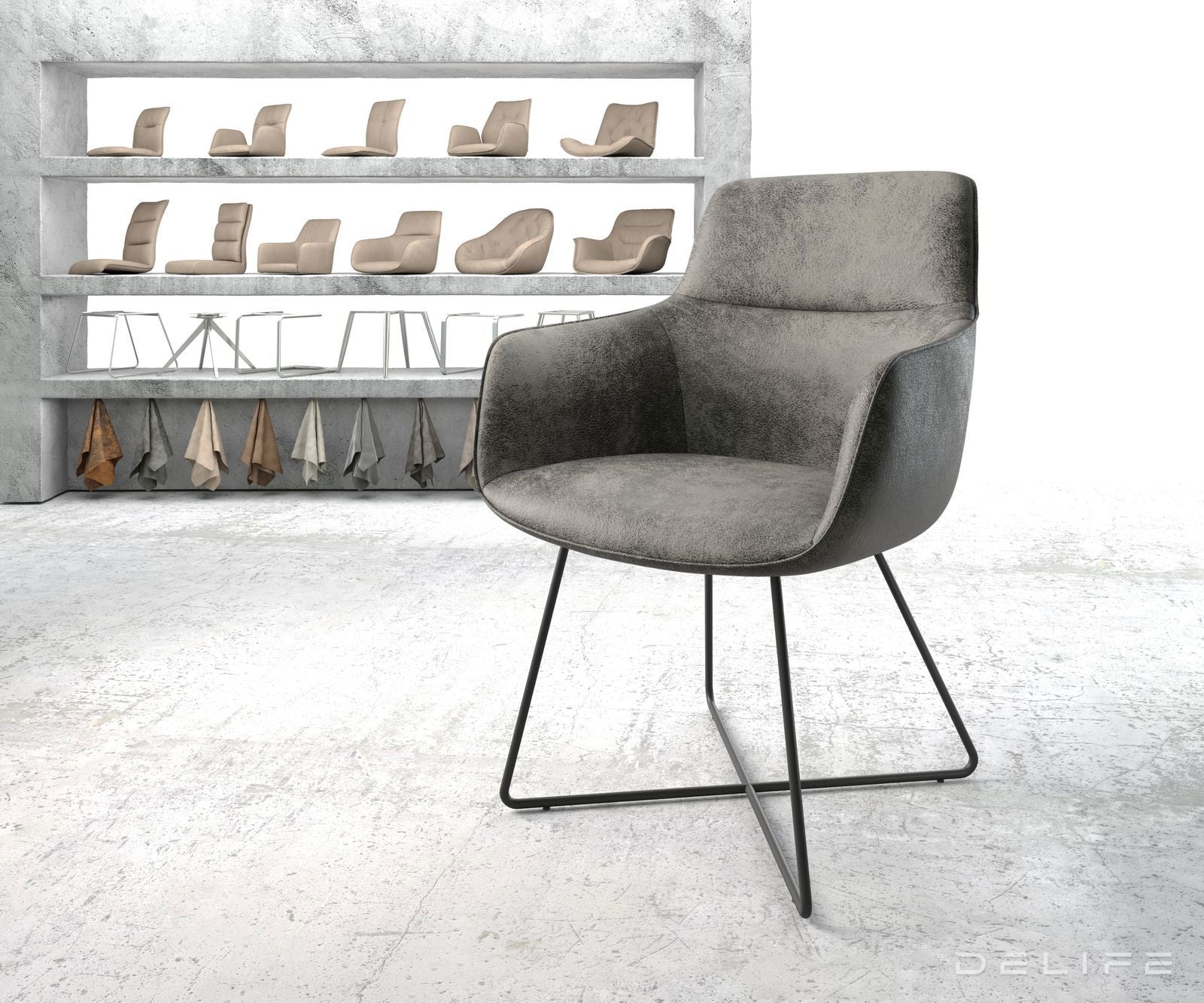 Jedilni stol Pejo, Material: Mikrofibra