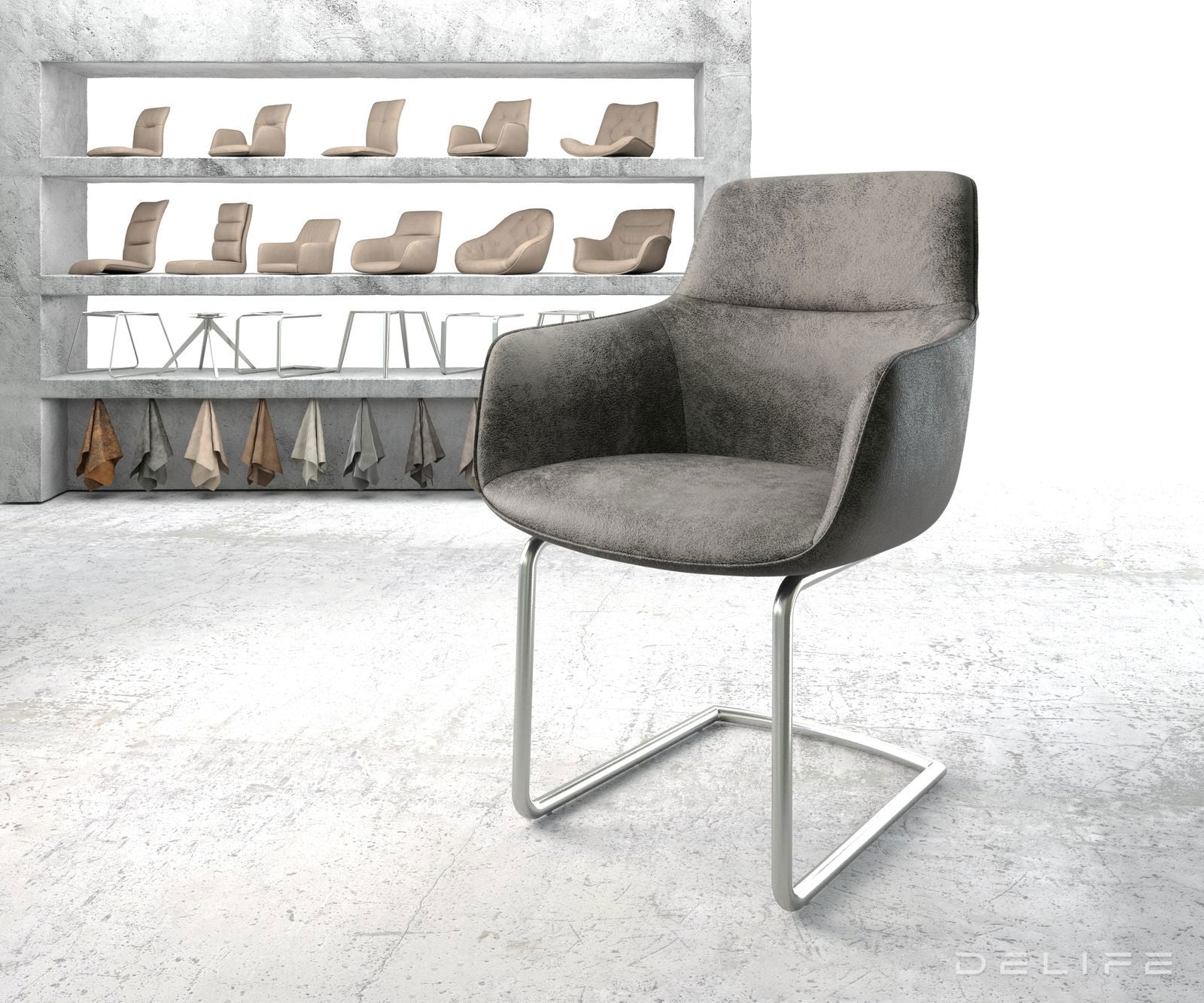 Jedilni stol Pejo, Material: Mikrofibra