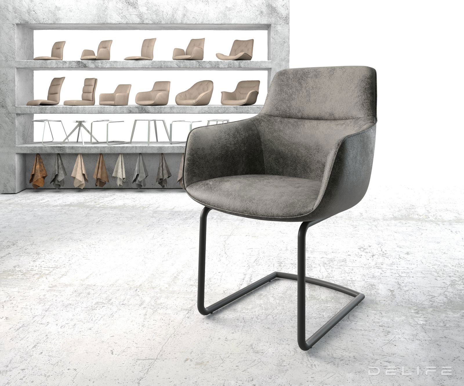 Jedilni stol Pejo, Material: Mikrofibra