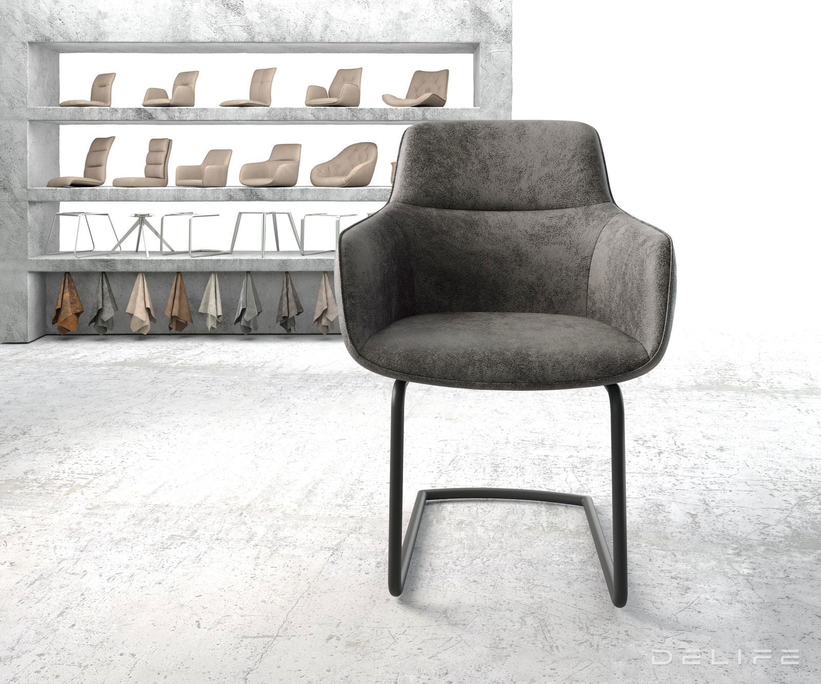 Jedilni stol Pejo, Material: Mikrofibra