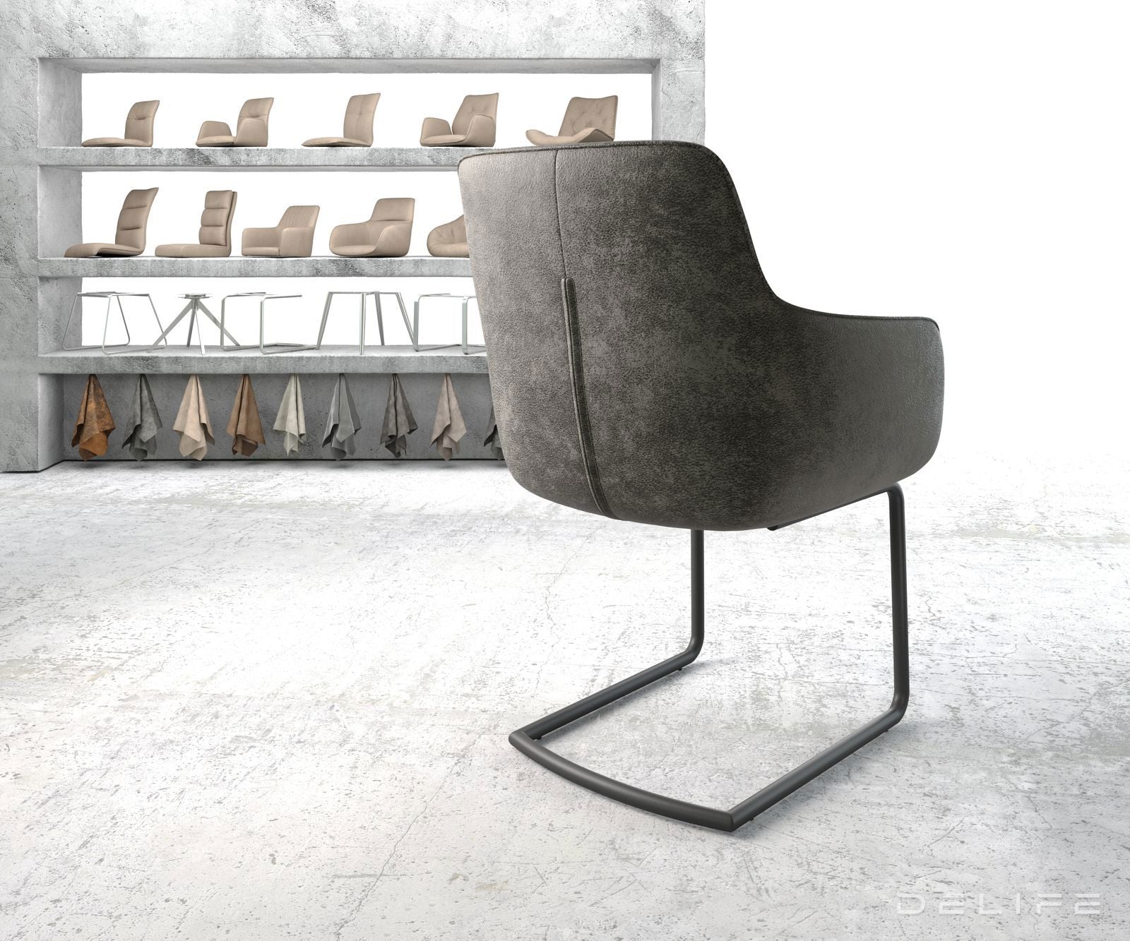 Jedilni stol Pejo, Material: Mikrofibra