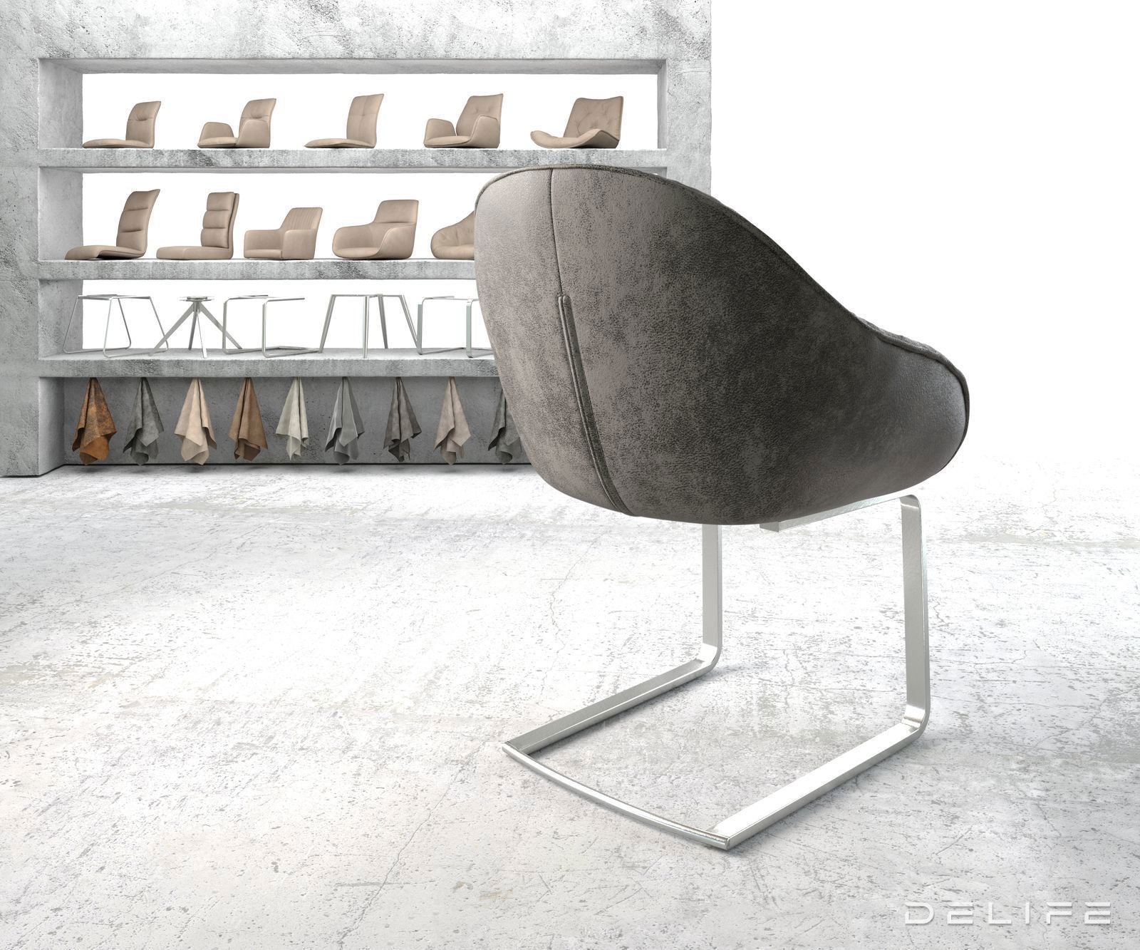 Jedilni stol Gaio, Material: Mikrofibra