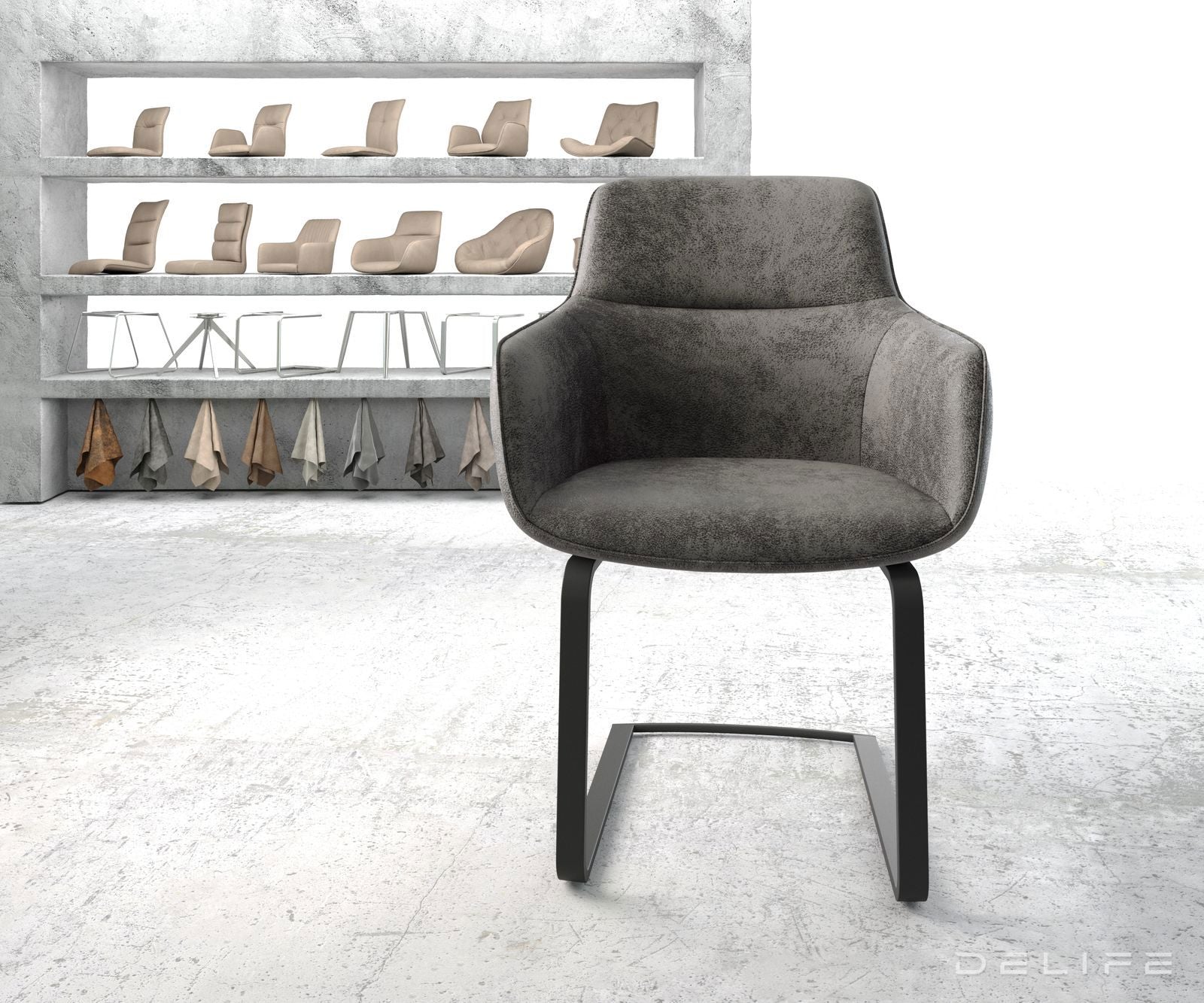 Jedilni stol Pejo, Material: Mikrofibra