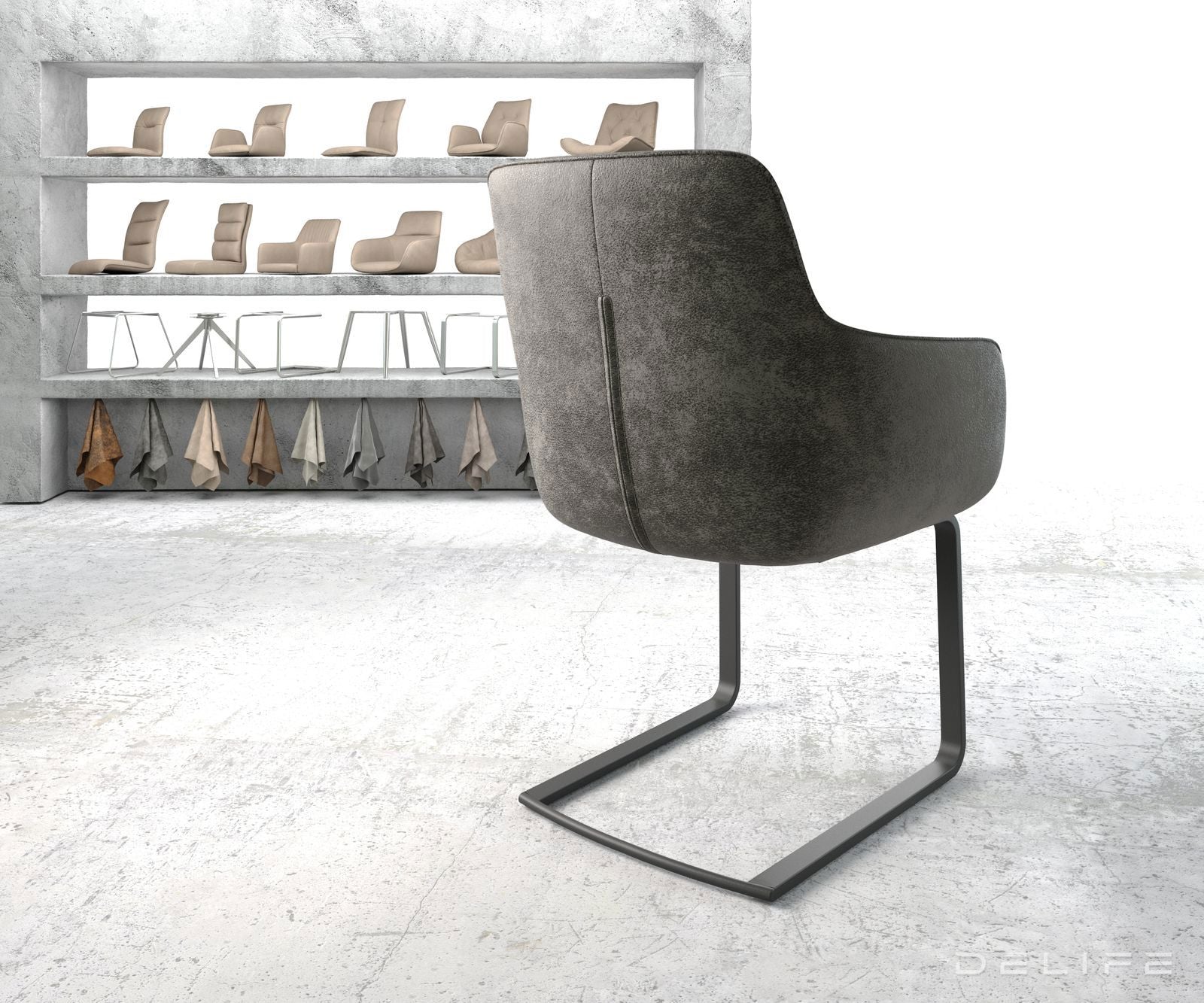 Jedilni stol Pejo, Material: Mikrofibra