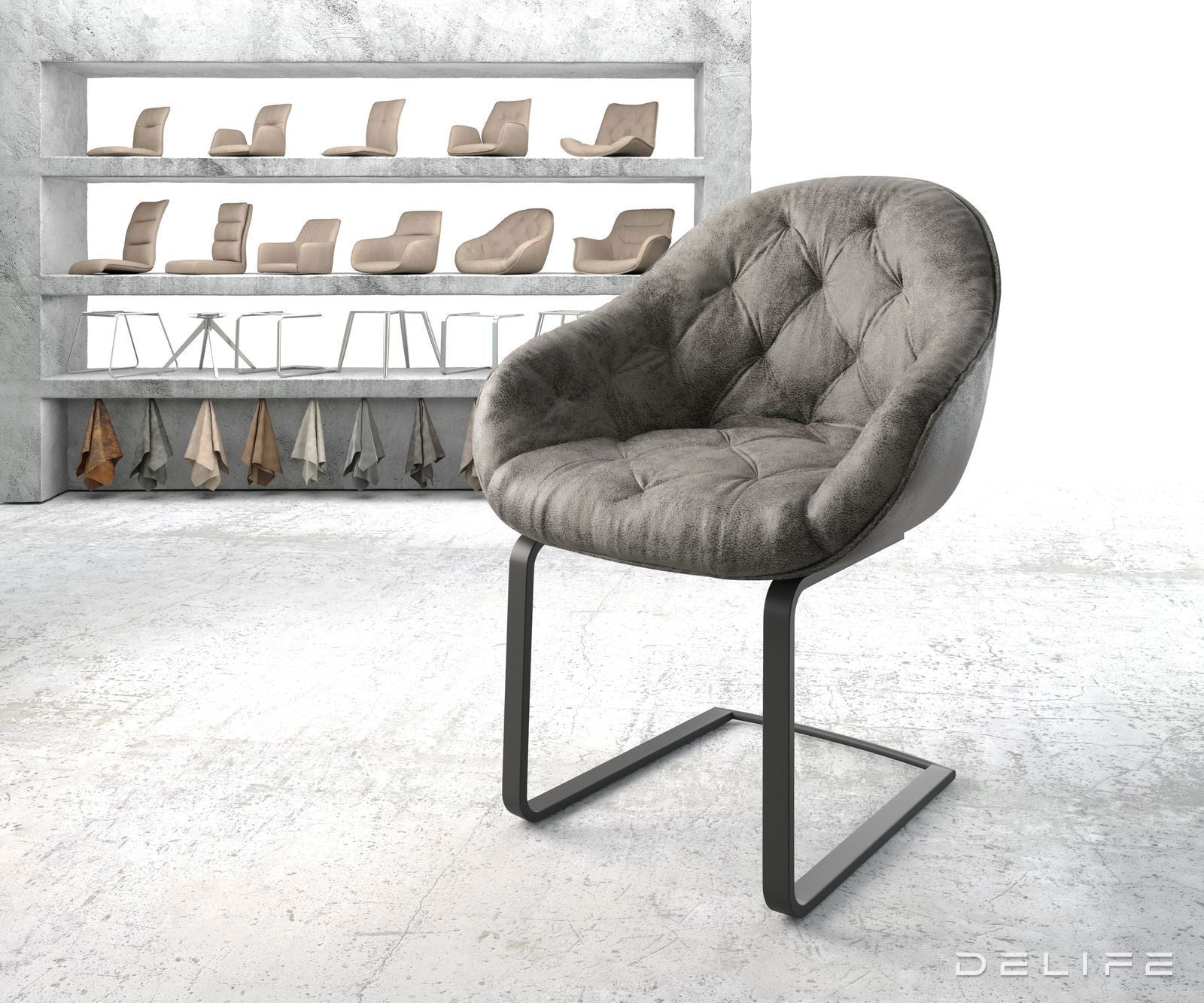 Jedilni stol Gaio, Material: Mikrofibra