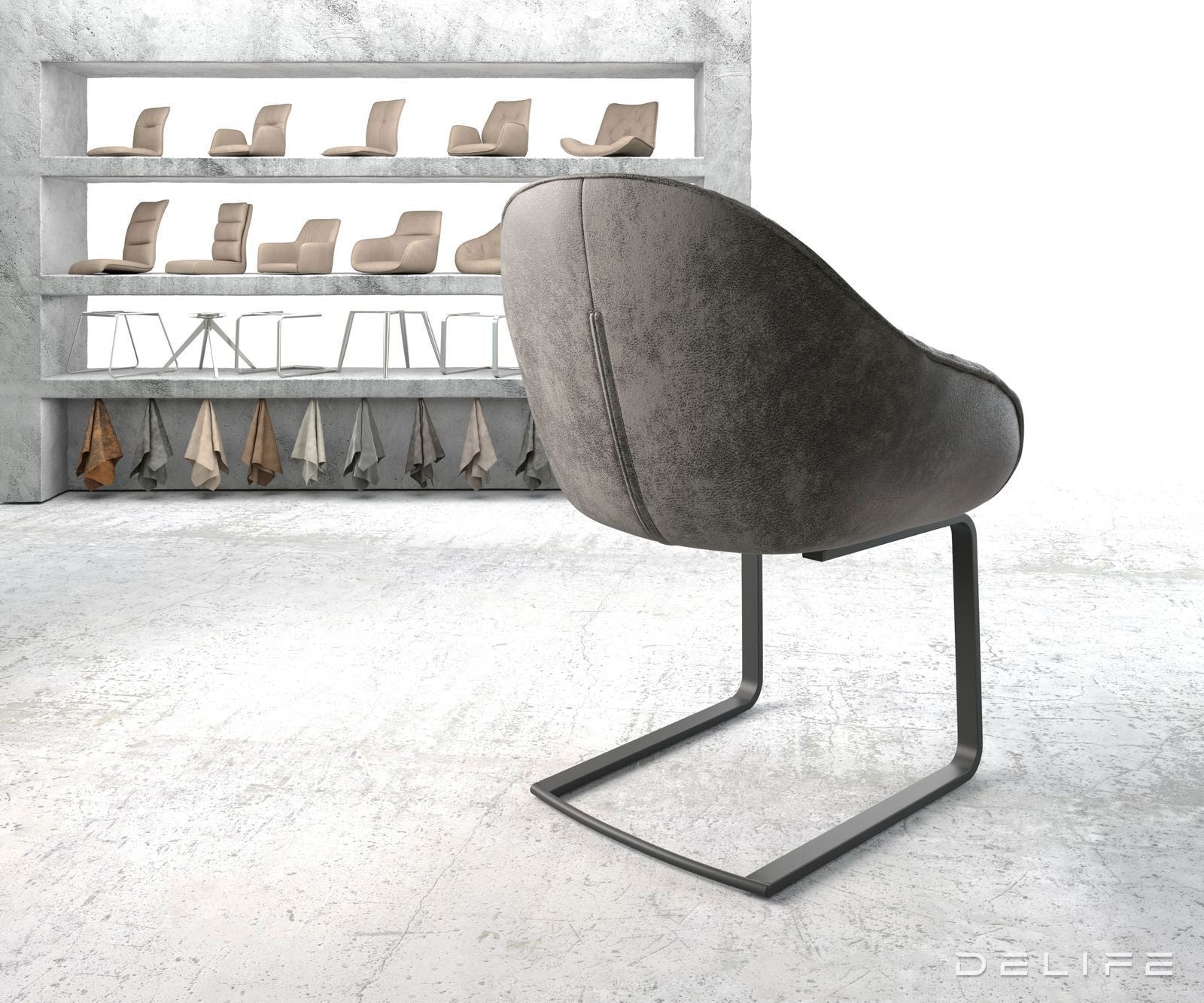 Jedilni stol Gaio, Material: Mikrofibra