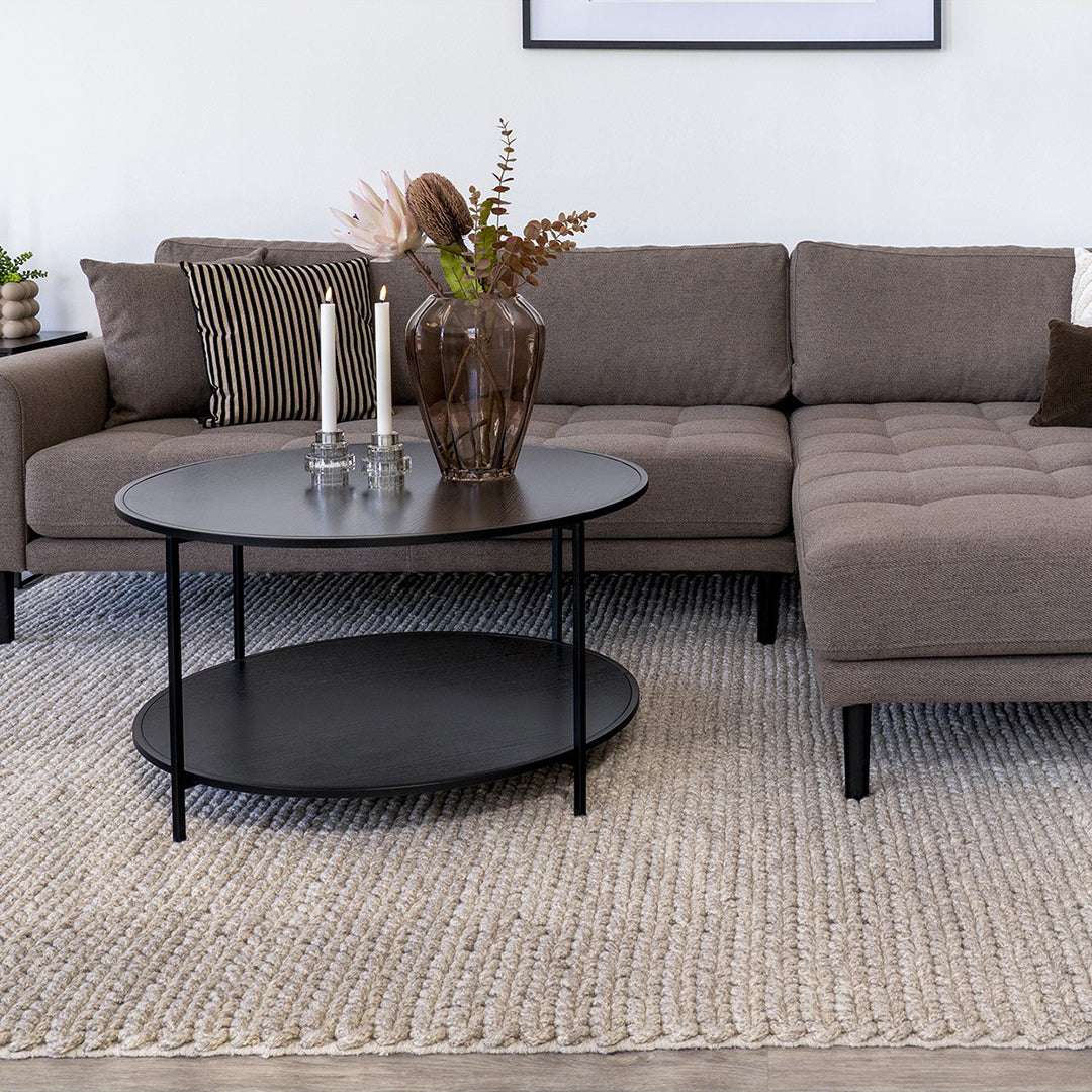 Klubska mizica Vita, Material: Iverna plošča/jeklo