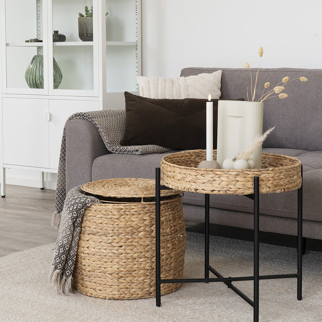 Stranska mizica Delia, Material: Ratan