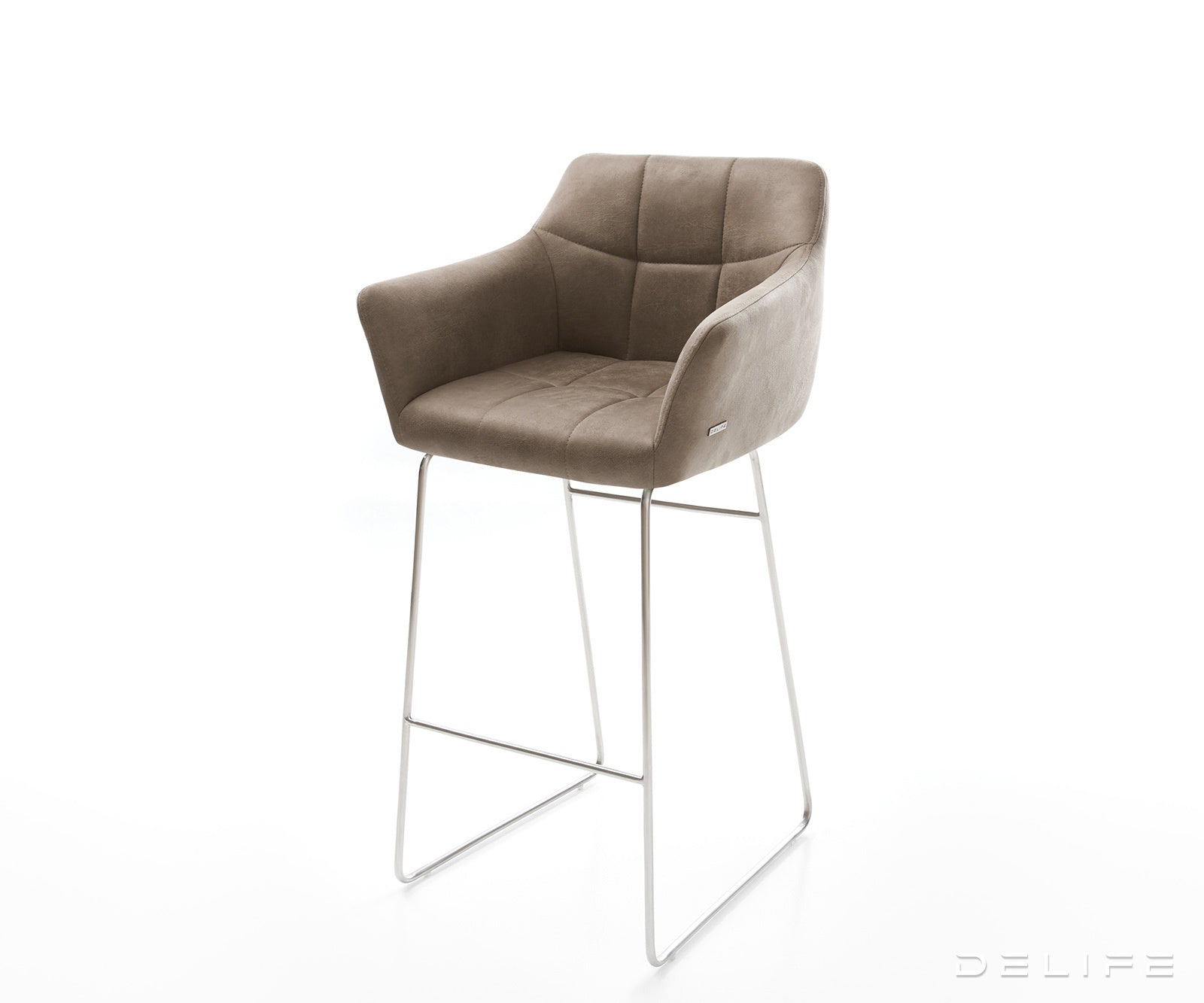 Barski stol Yulo, Material: Mikrofibra