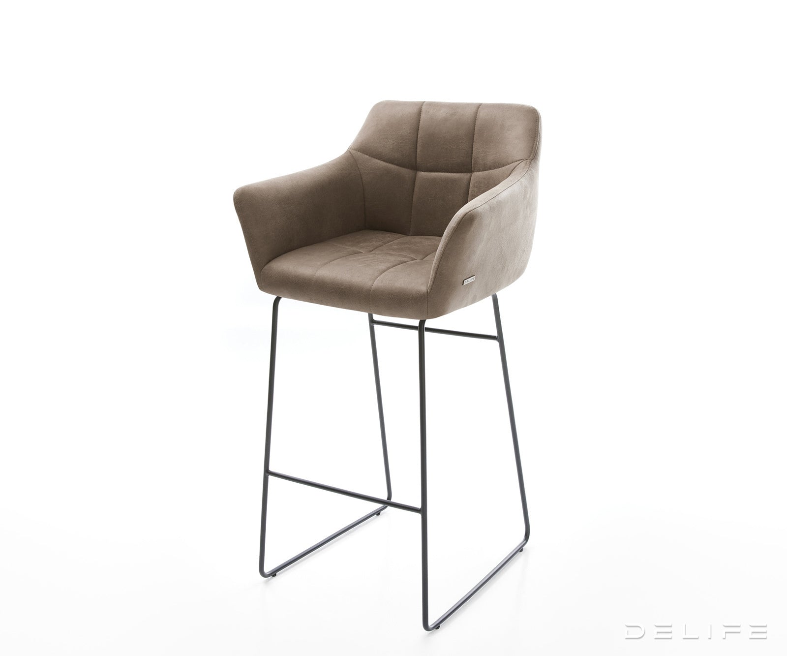 Barski stol Yulo, Material: Mikrofibra