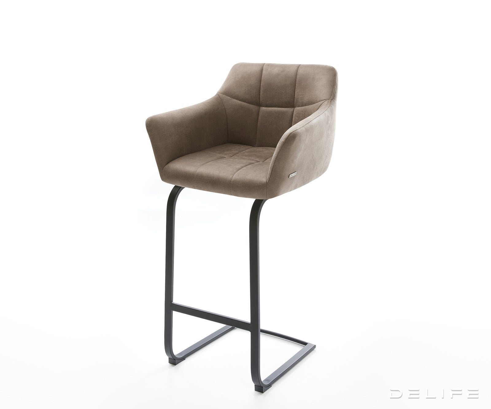 Barski stol Yulo, Material: Mikrofibra