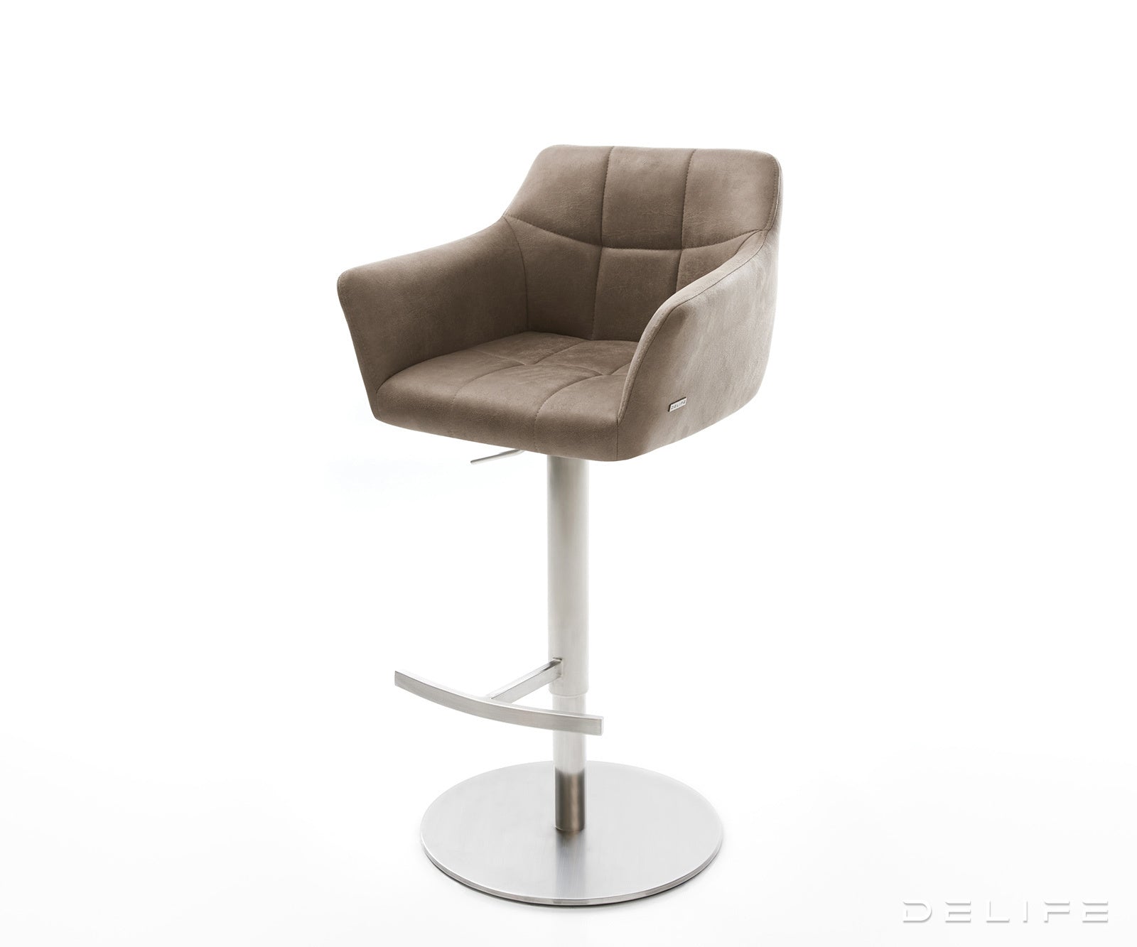 Barski stol Yulo, Material: Mikrofibra