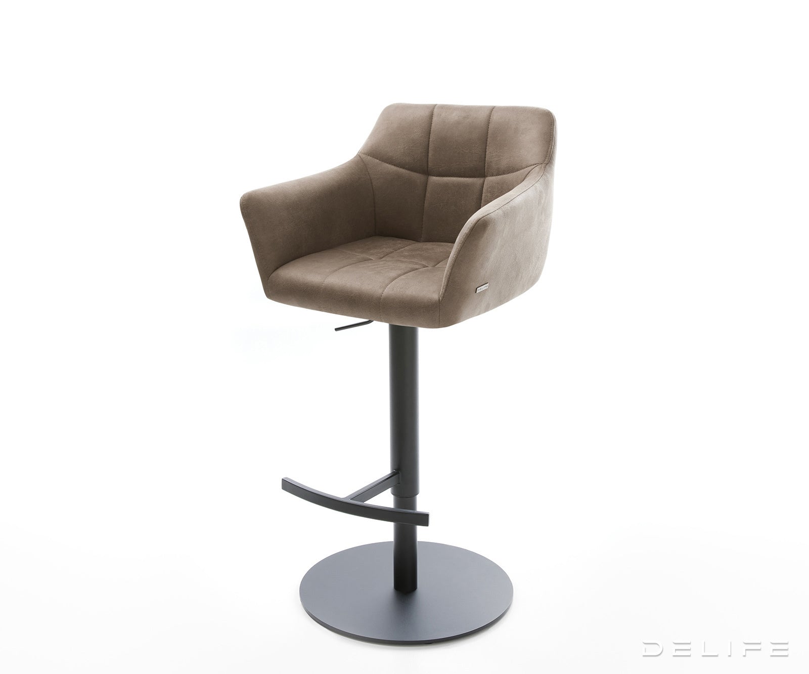 Barski stol Yulo, Material: Mikrofibra