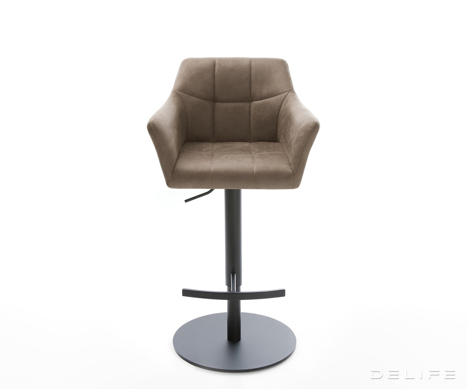 Barski stol Yulo, Material: Mikrofibra