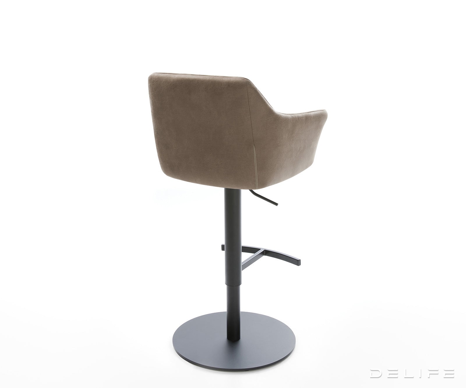 Barski stol Yulo, Material: Mikrofibra