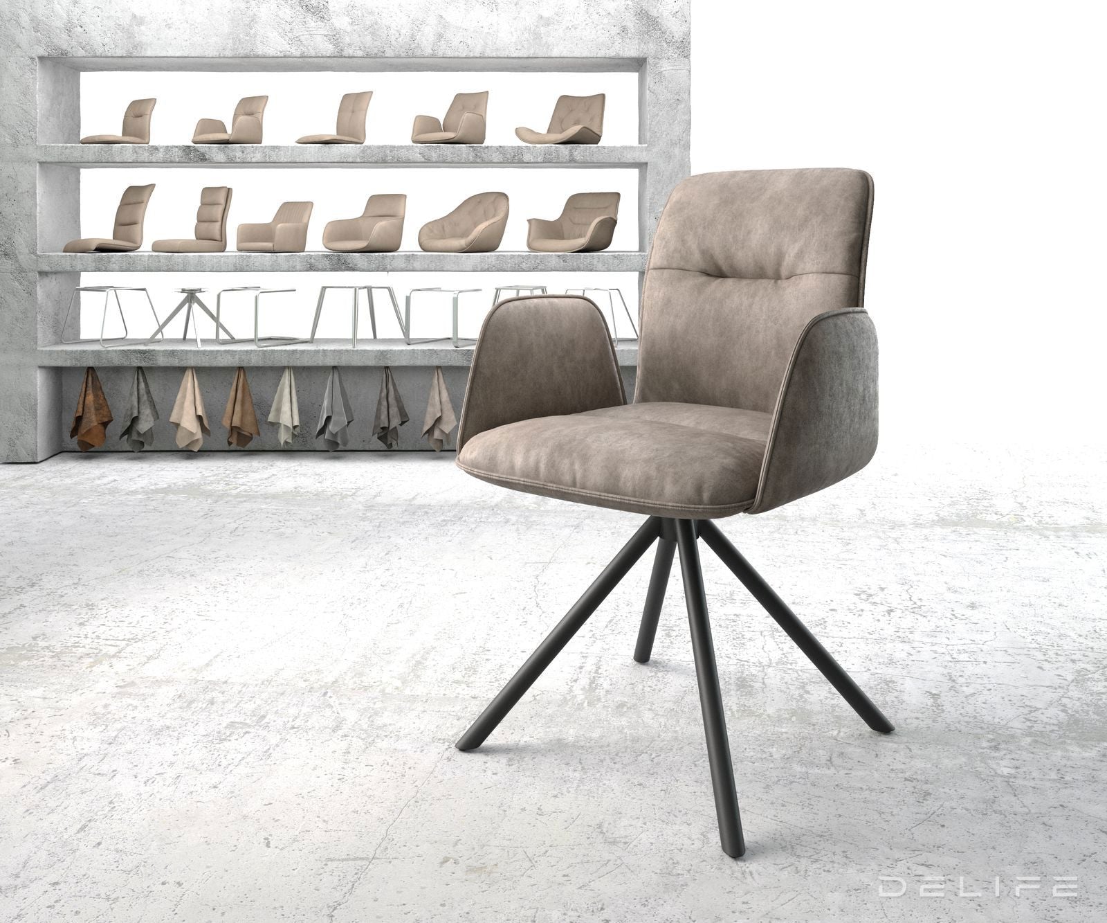 Jedilni stol Vinja, Material: Mikrofibra