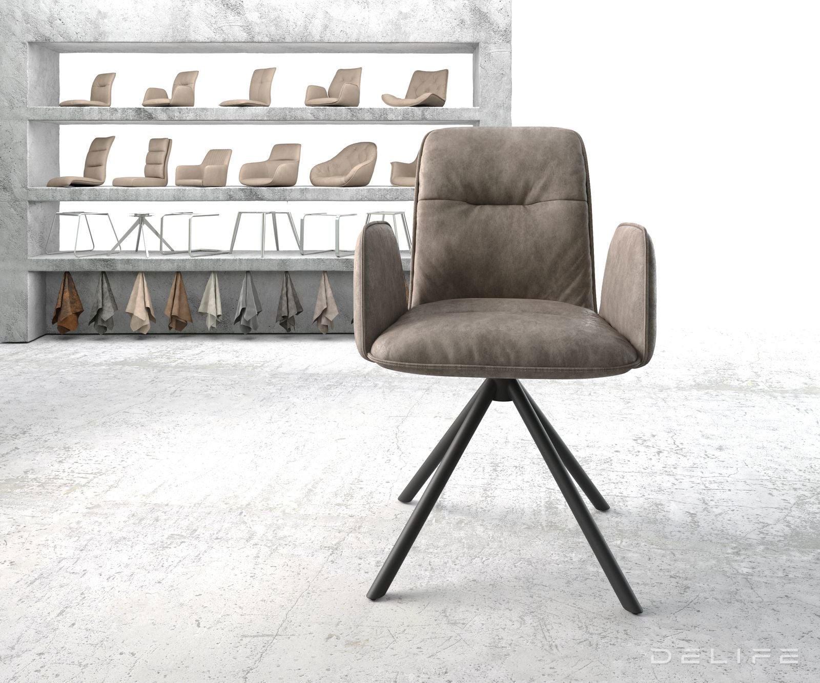 Jedilni stol Vinja, Material: Mikrofibra