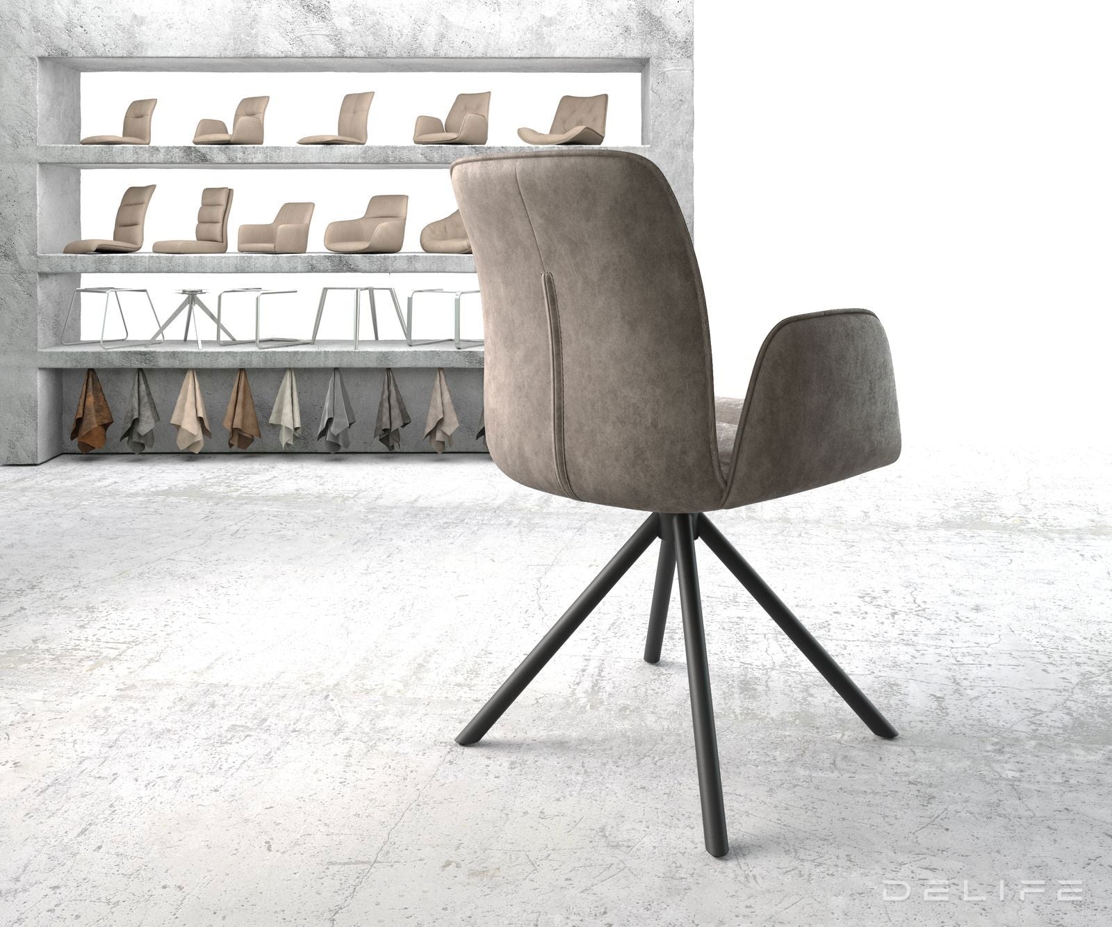 Jedilni stol Vinja, Material: Mikrofibra