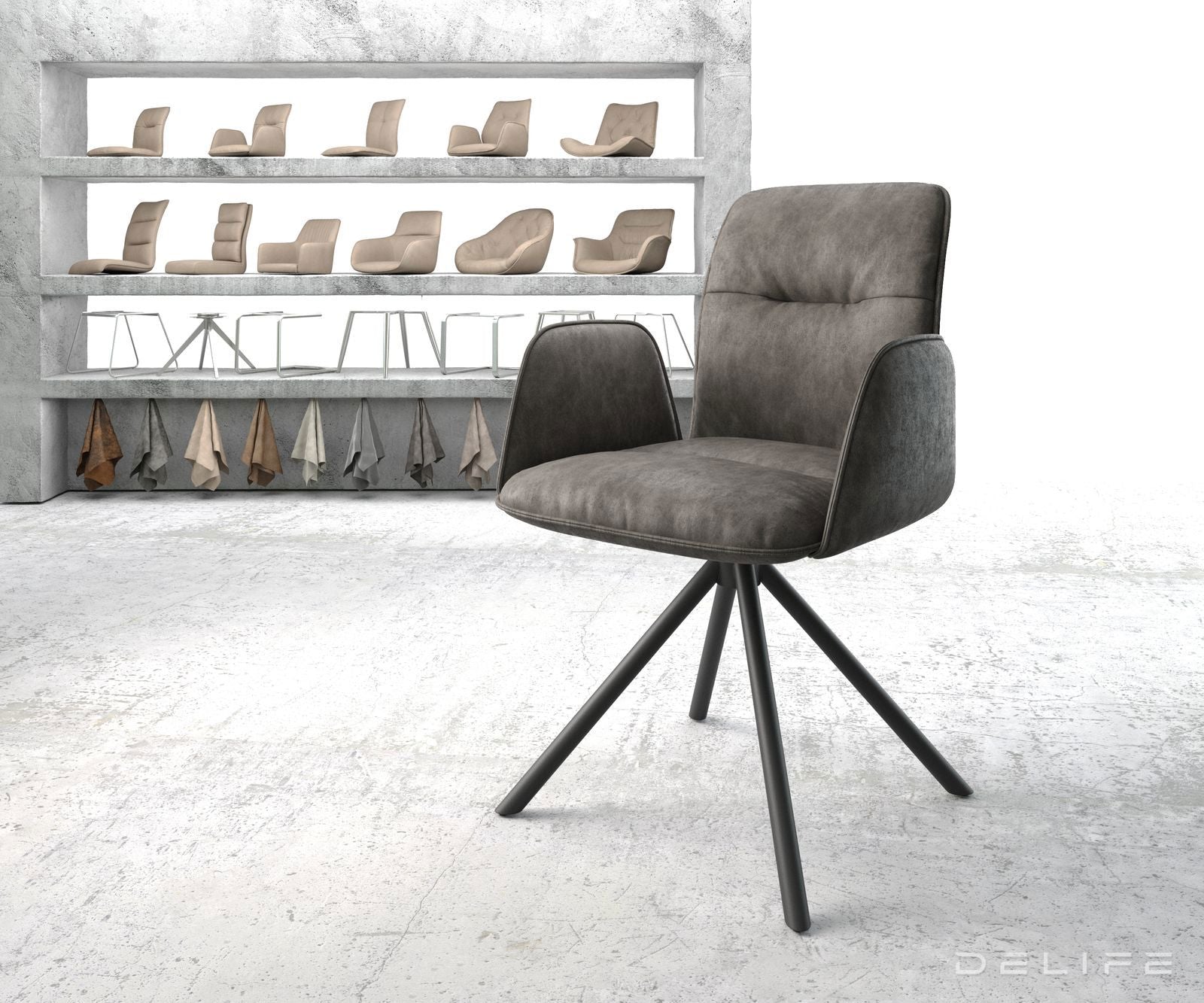 Jedilni stol Vinja, Material: Mikrofibra