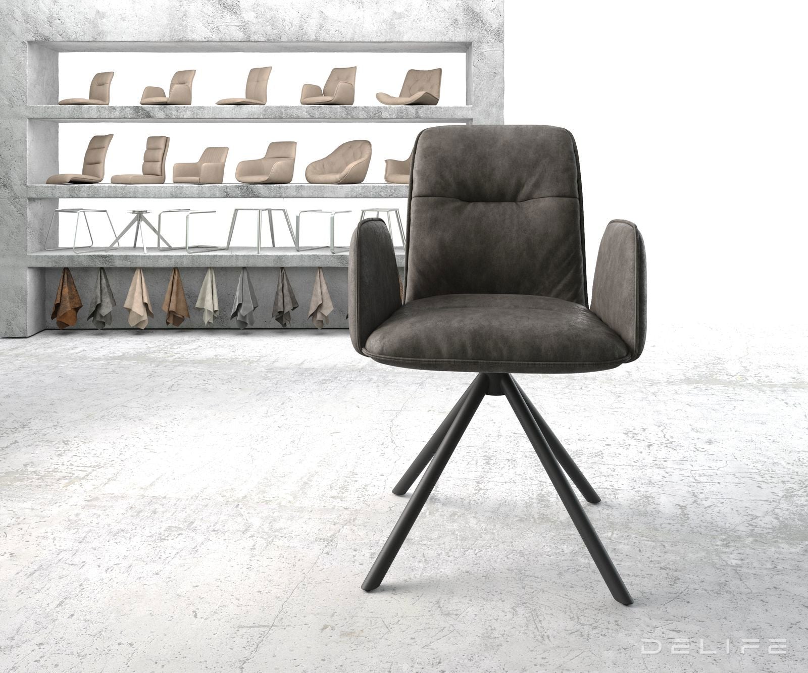 Jedilni stol Vinja, Material: Mikrofibra